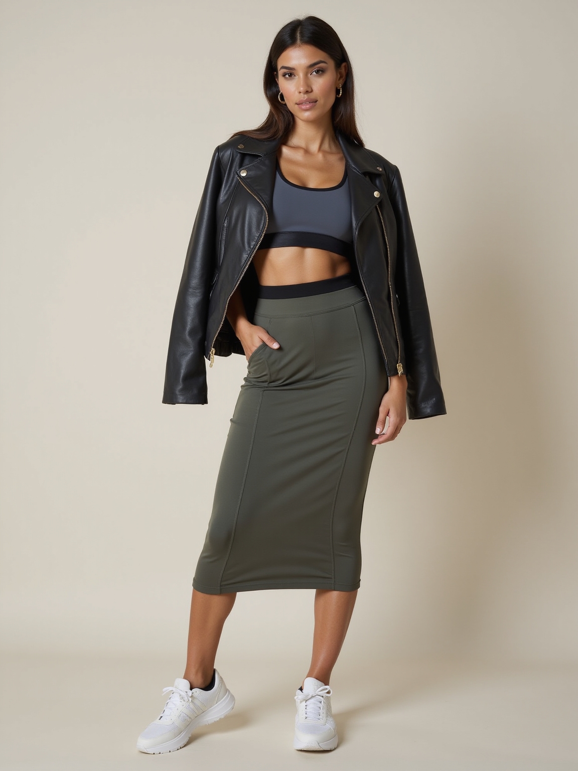 performance ready chic outfit trio