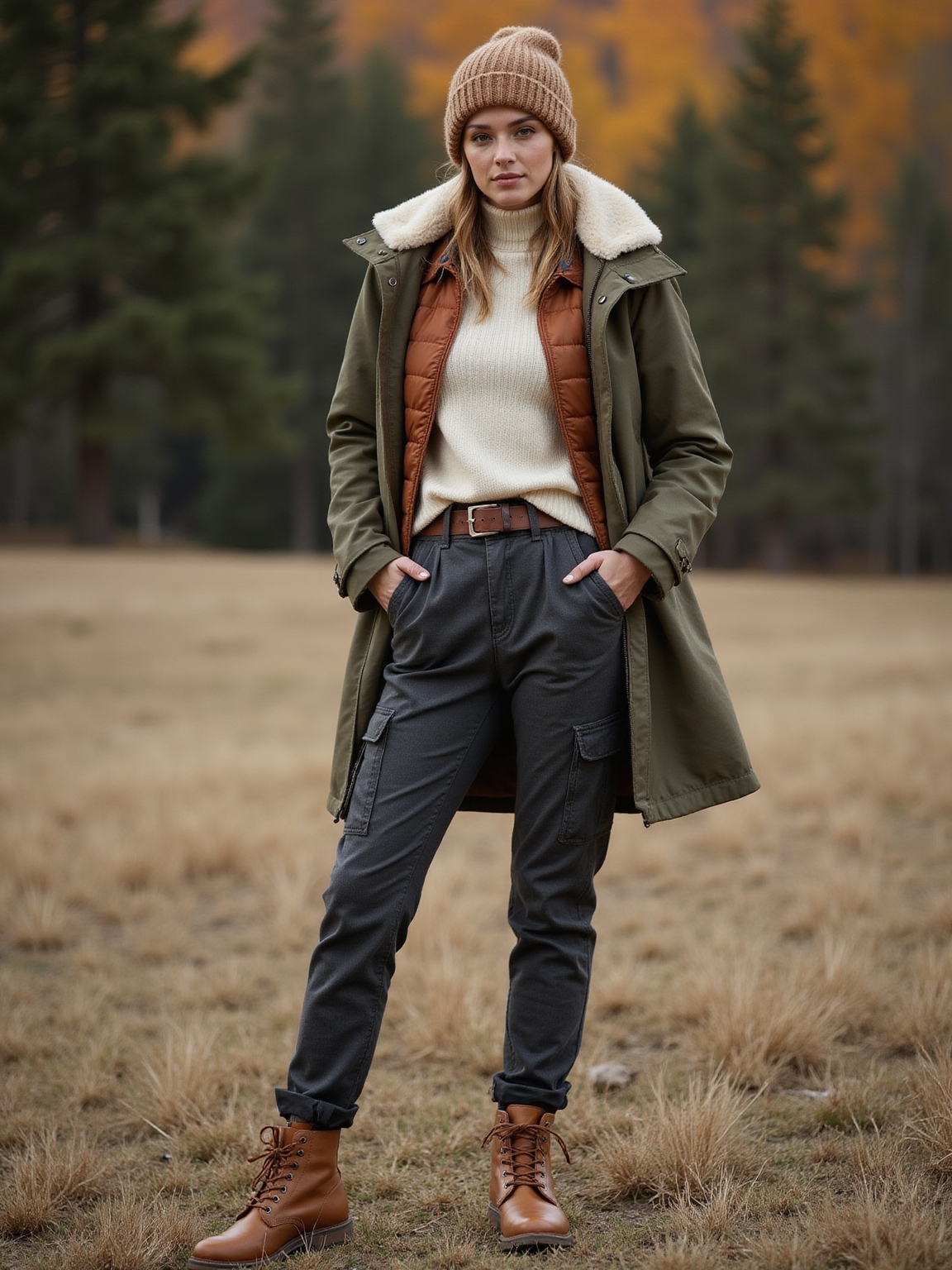 photo ready layered camping outfits