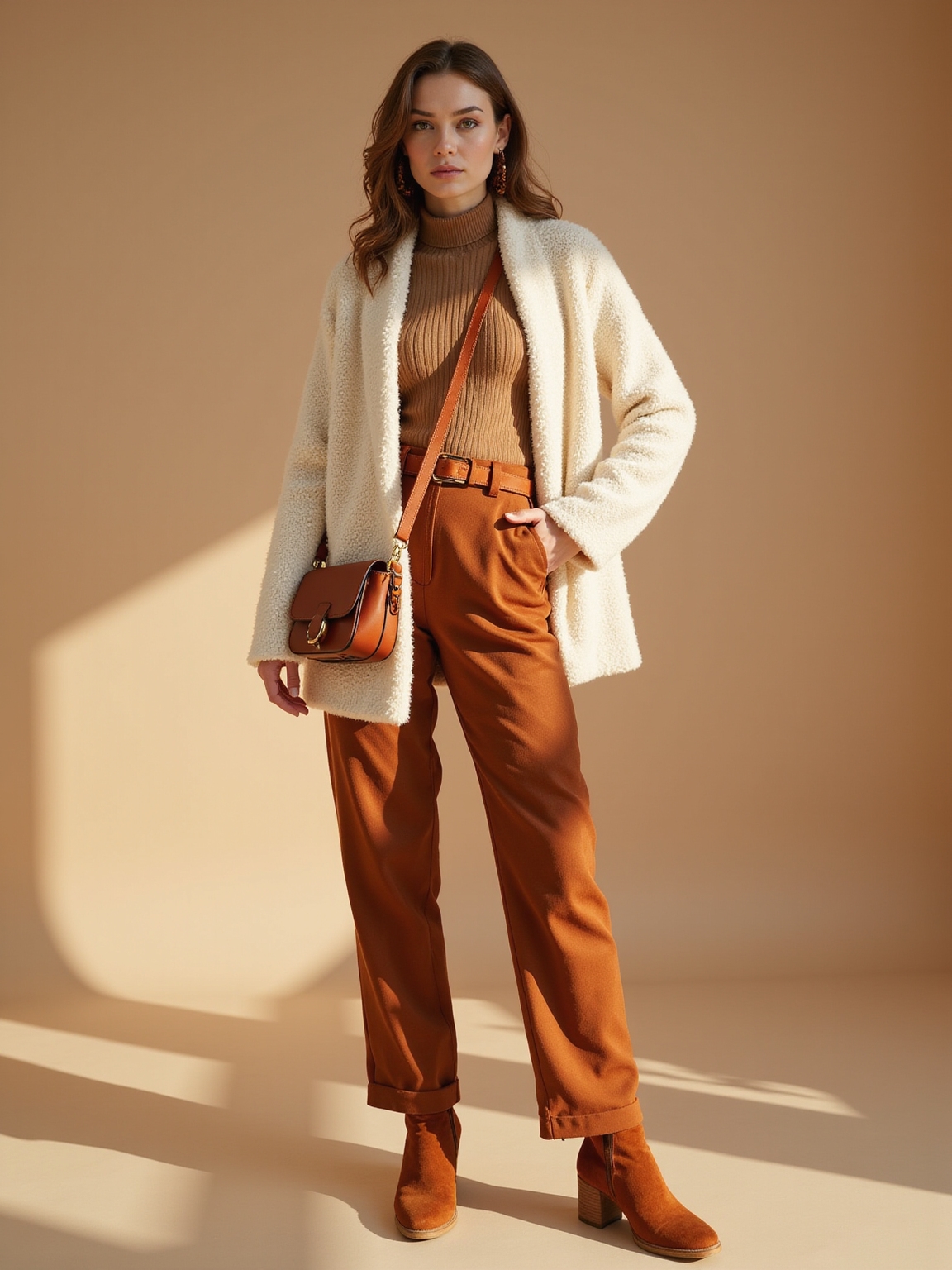 plush knitwear warm autumnal styling