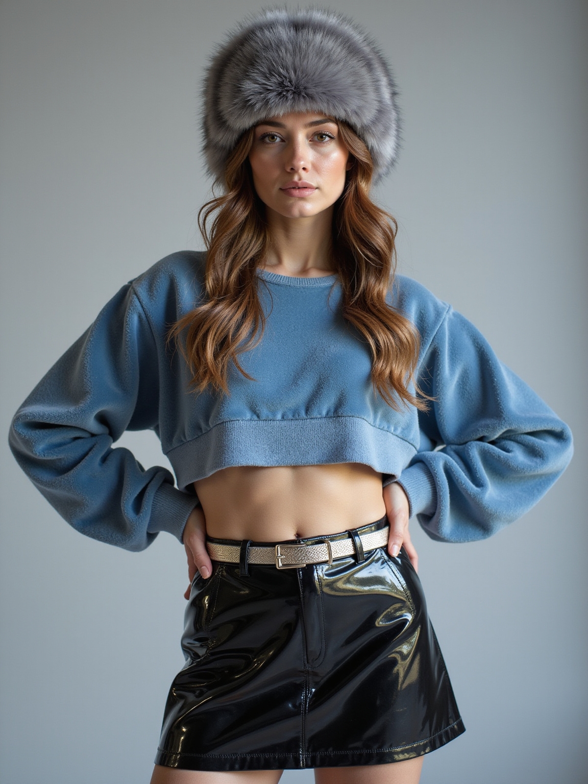 plush ushanka completes y2k revival