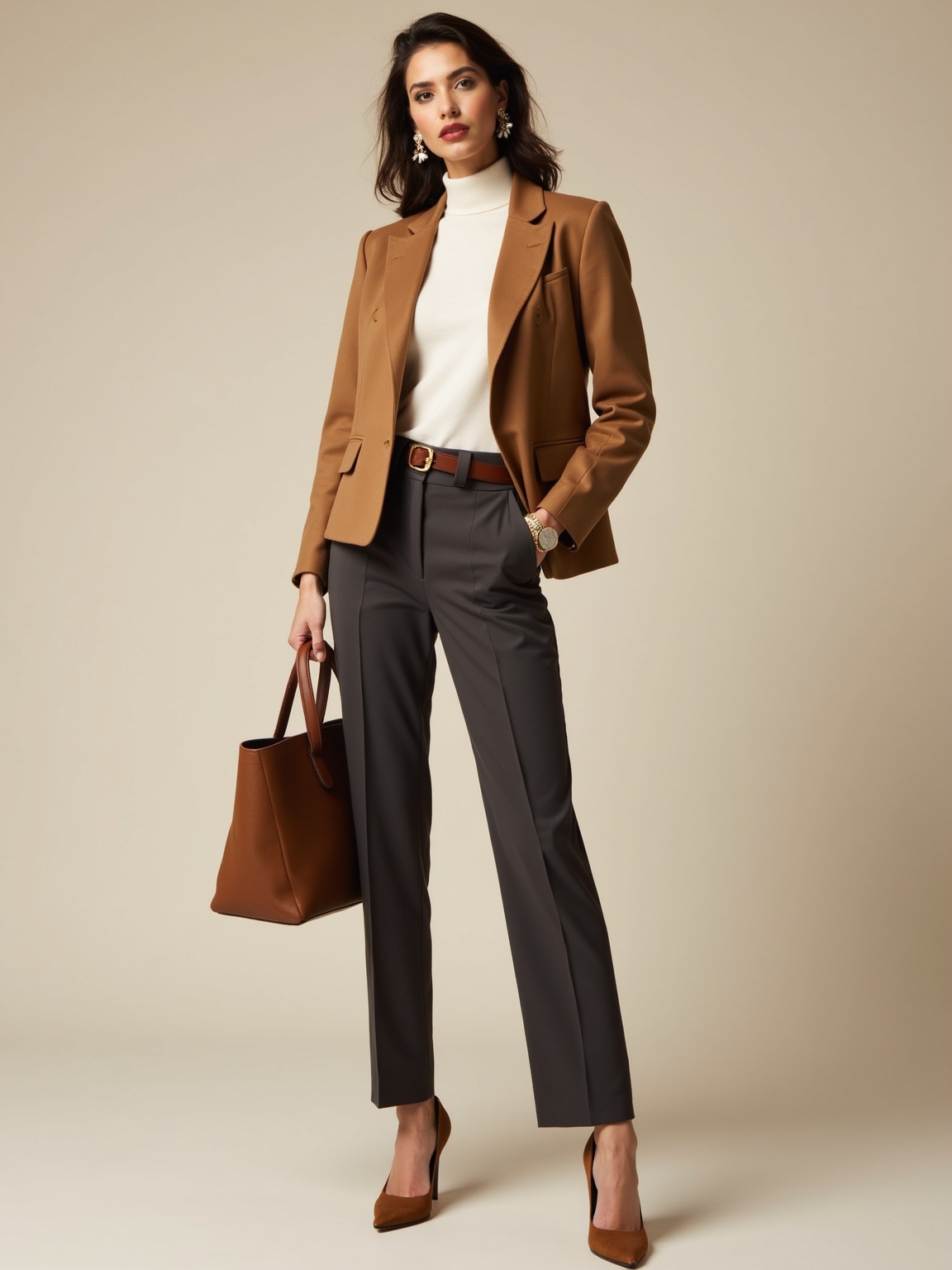polished charming tailored professional style