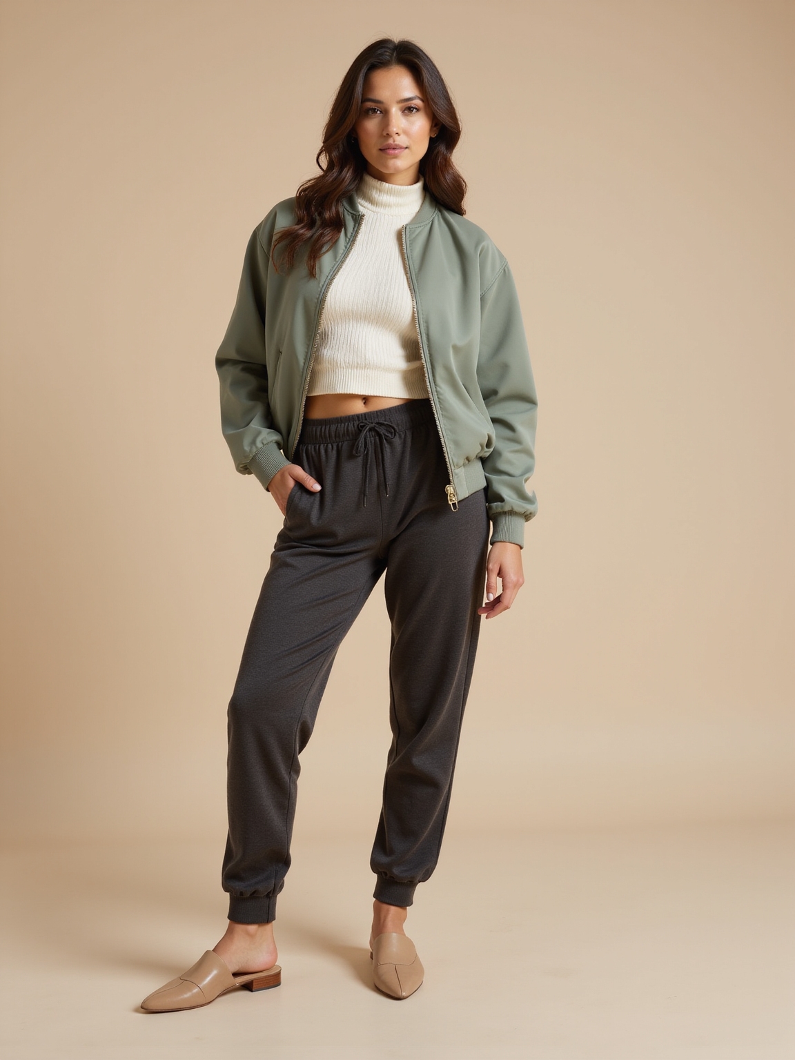 polished comfortable elevated athleisure