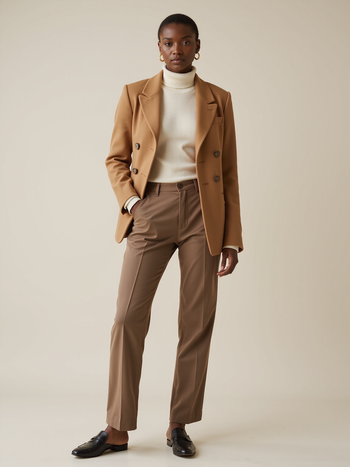 polished layered minimalist blazer essentials
