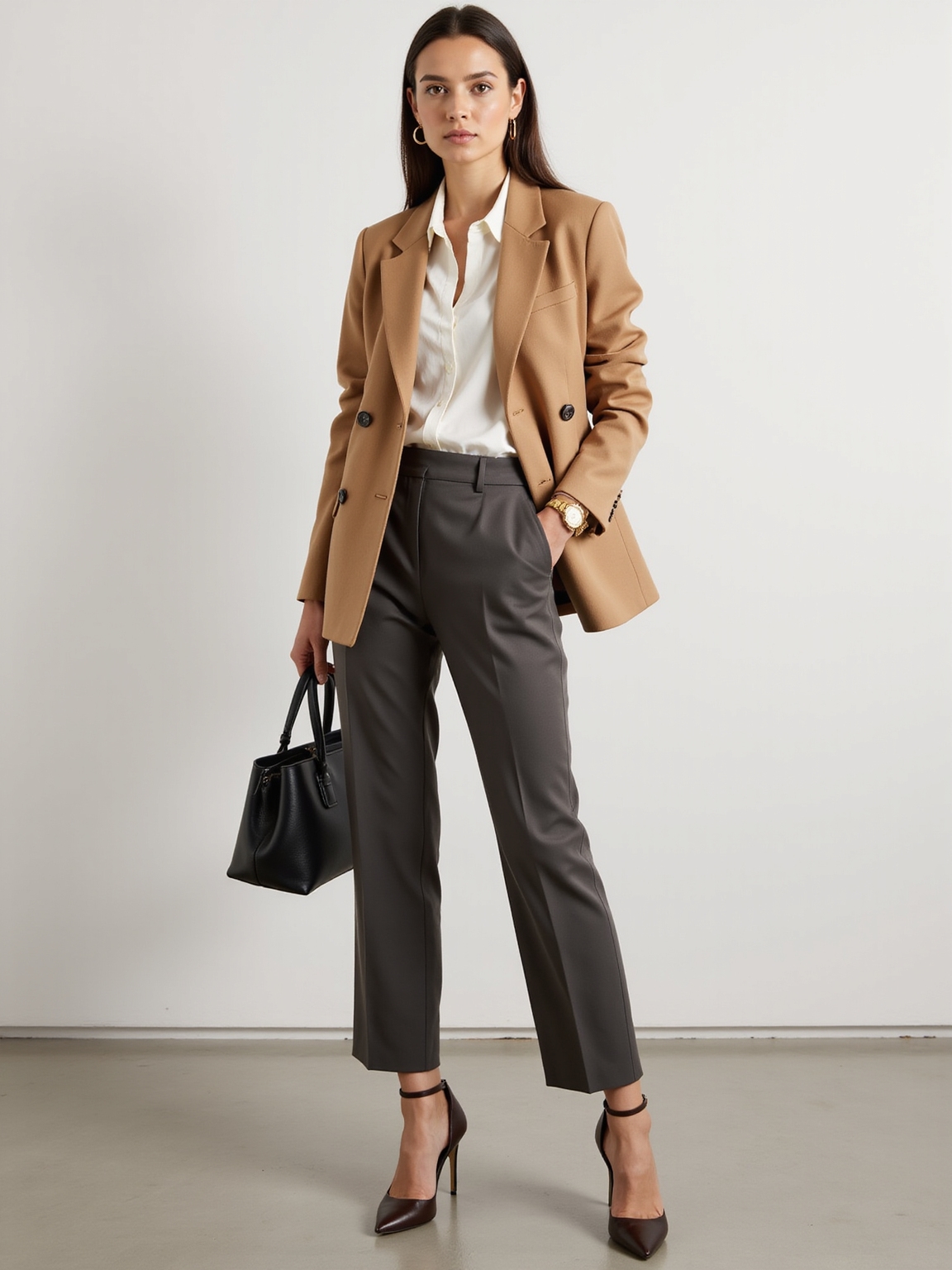 polished modern professional wardrobe