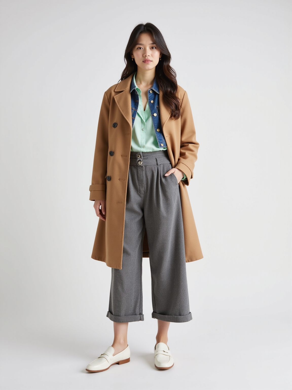 polished practical spring layering