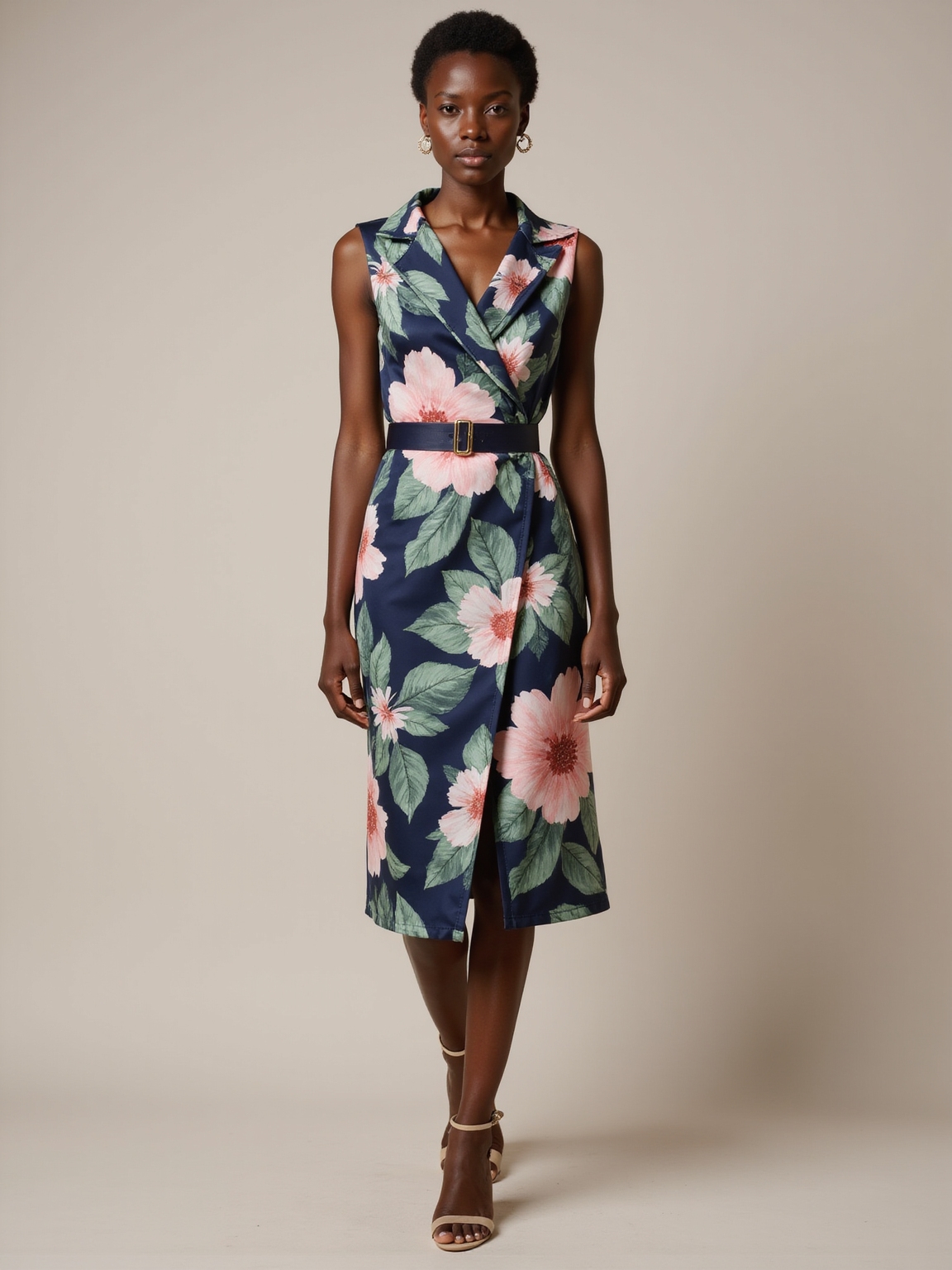 polished printed dresses for work
