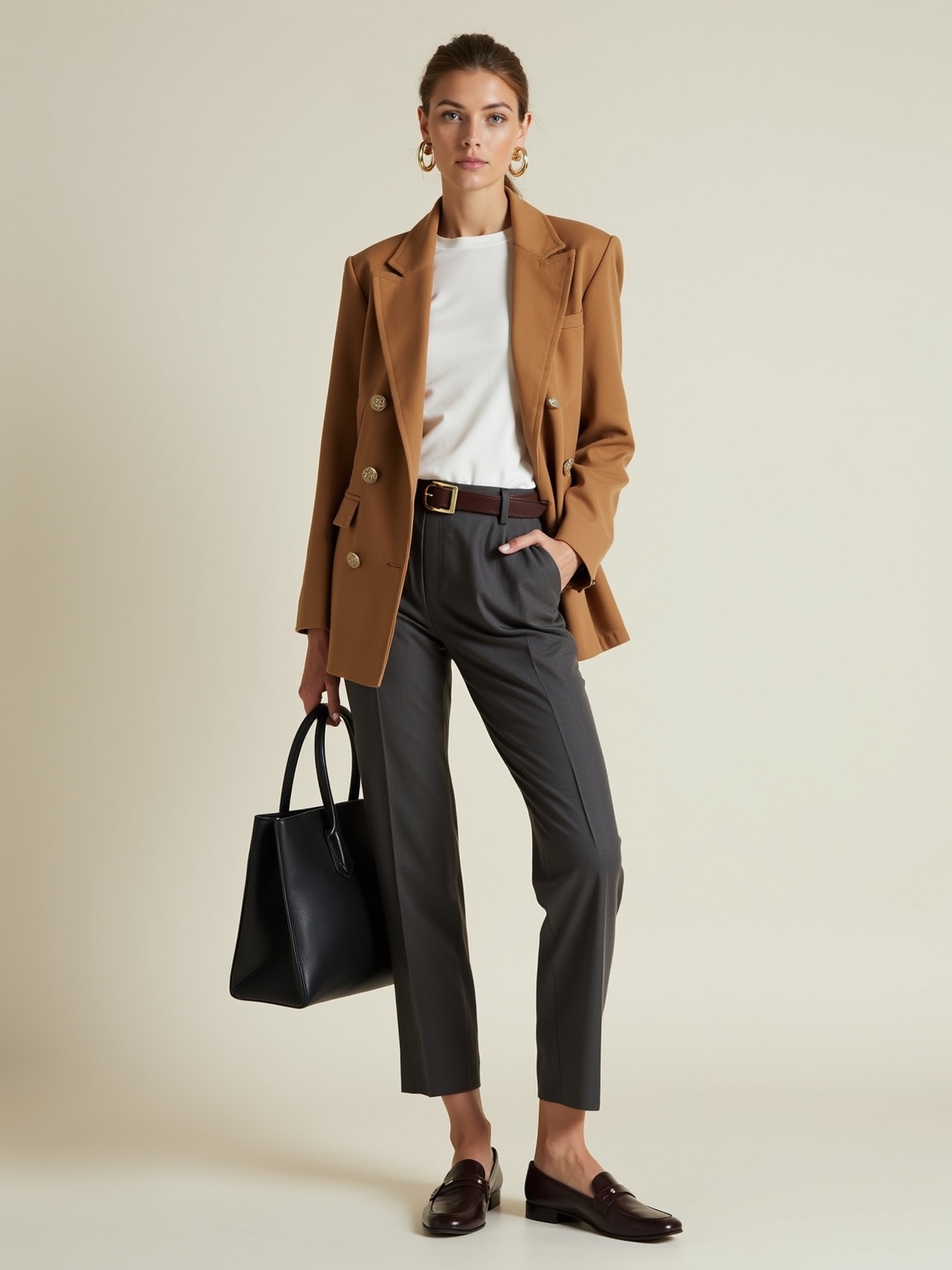 polished relaxed refined minimalism