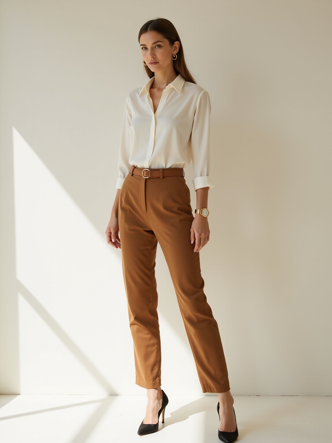 polished relaxed refined neutral restraint