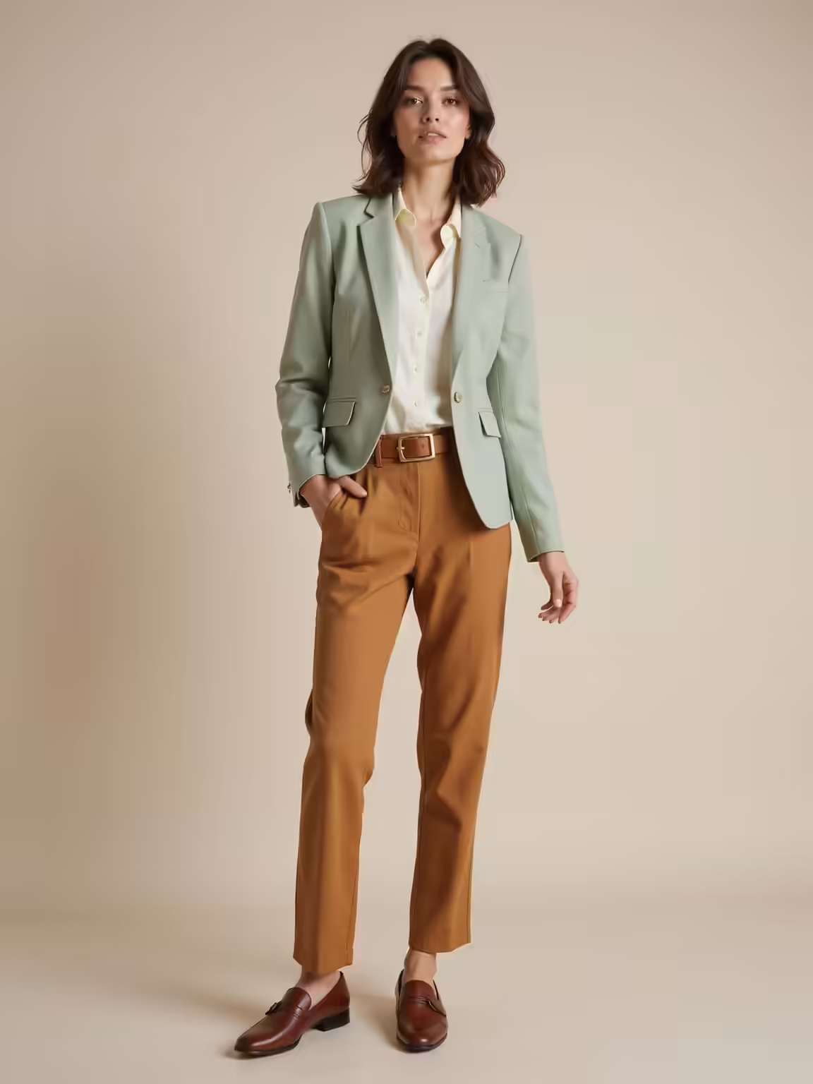 polished spring business casual