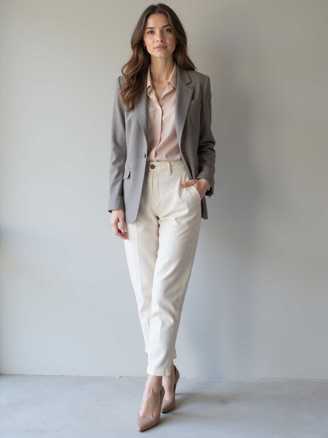 polished spring workplace outfits