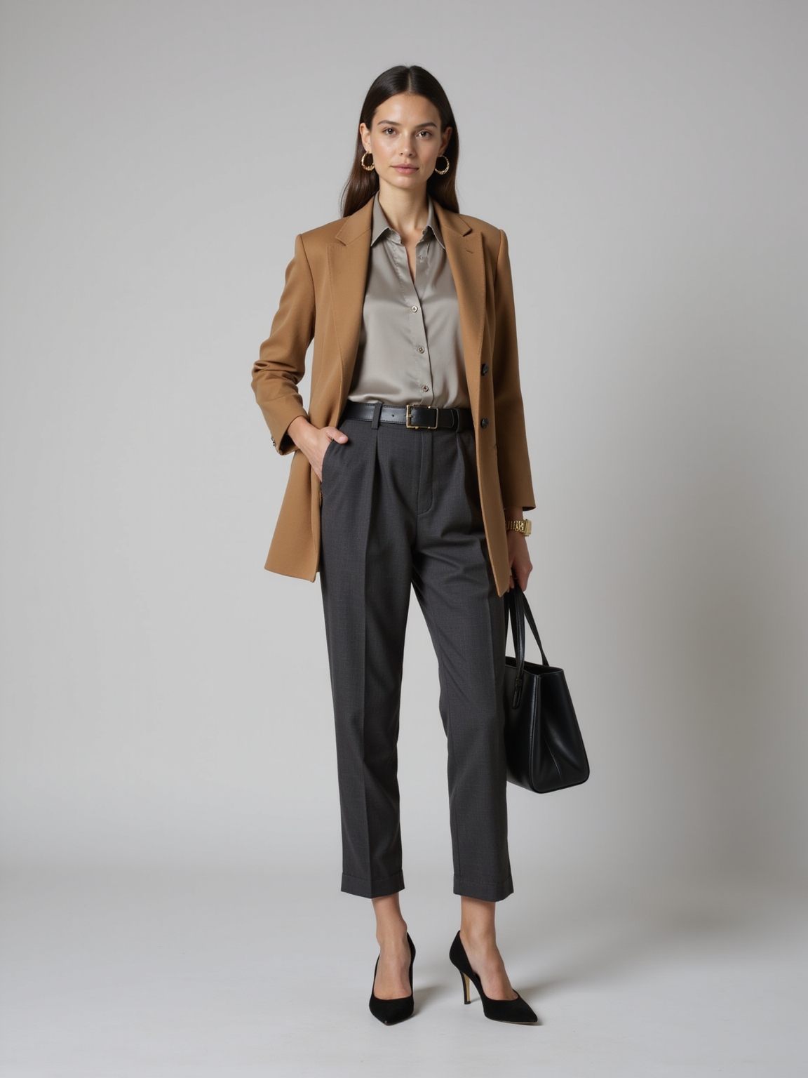 polished tailored knit ensembles