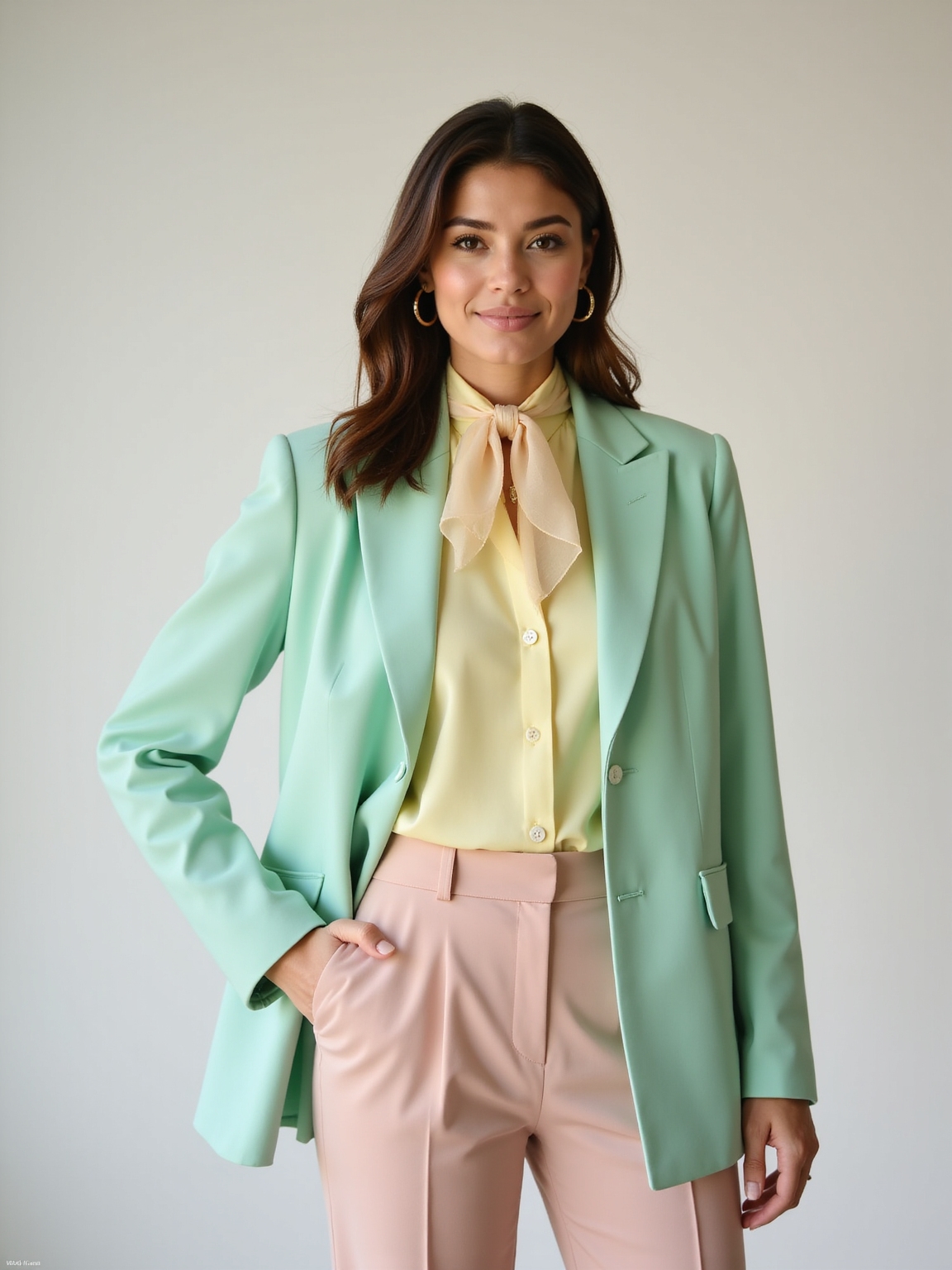 punchy pastel accents balanced