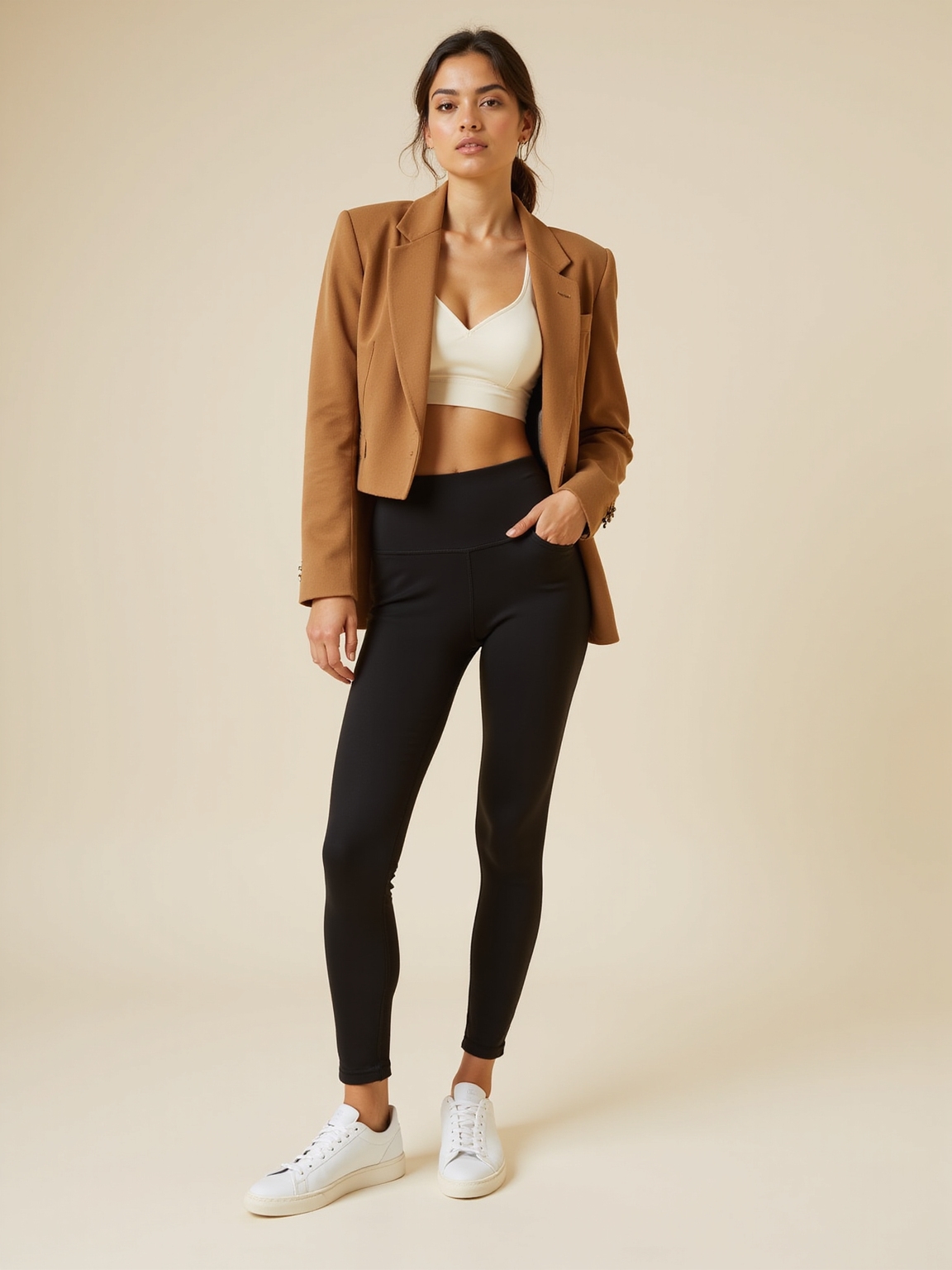 quality neutral athleisure capsule wardrobe