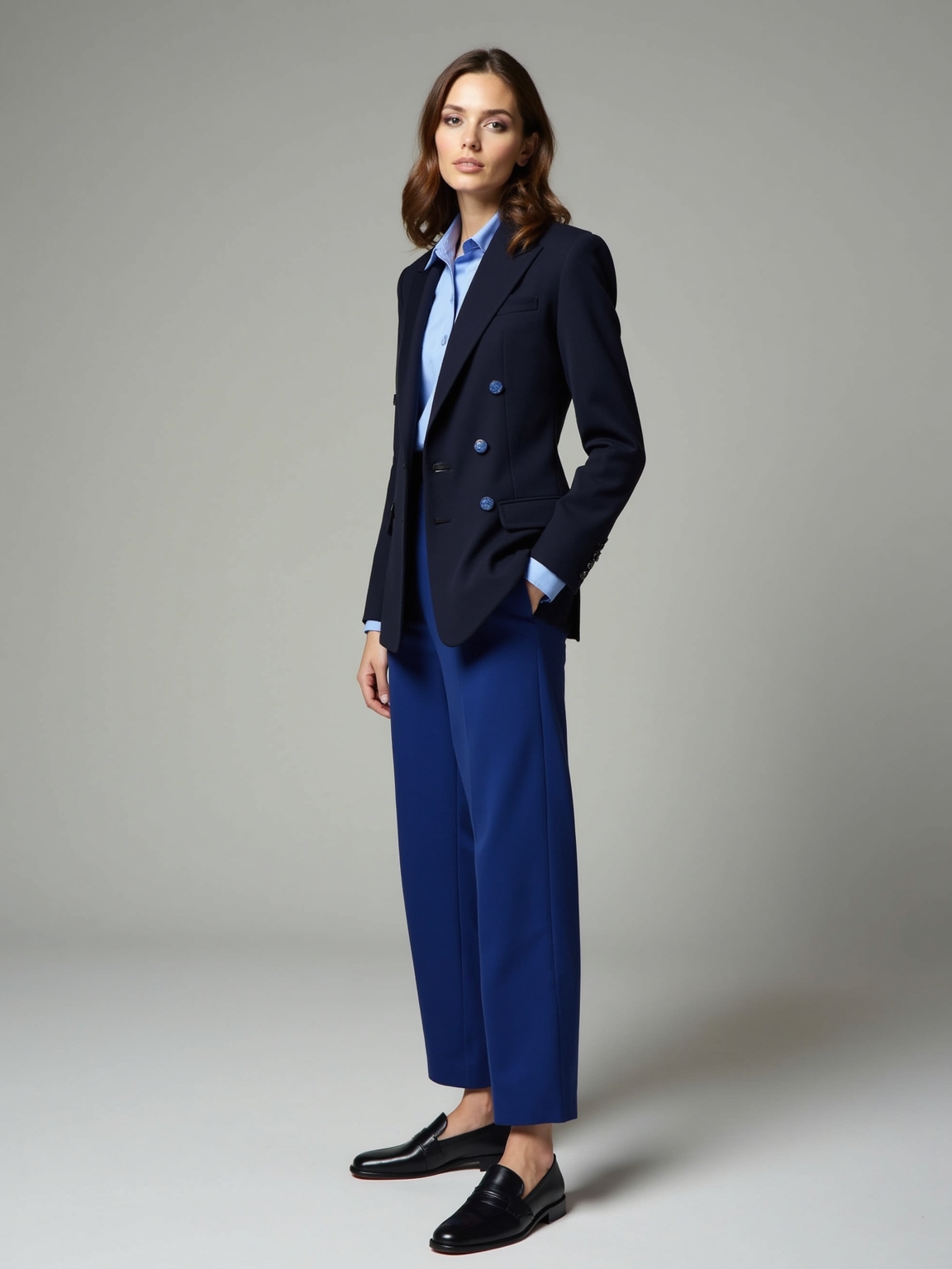 quiet navy timeless elegance