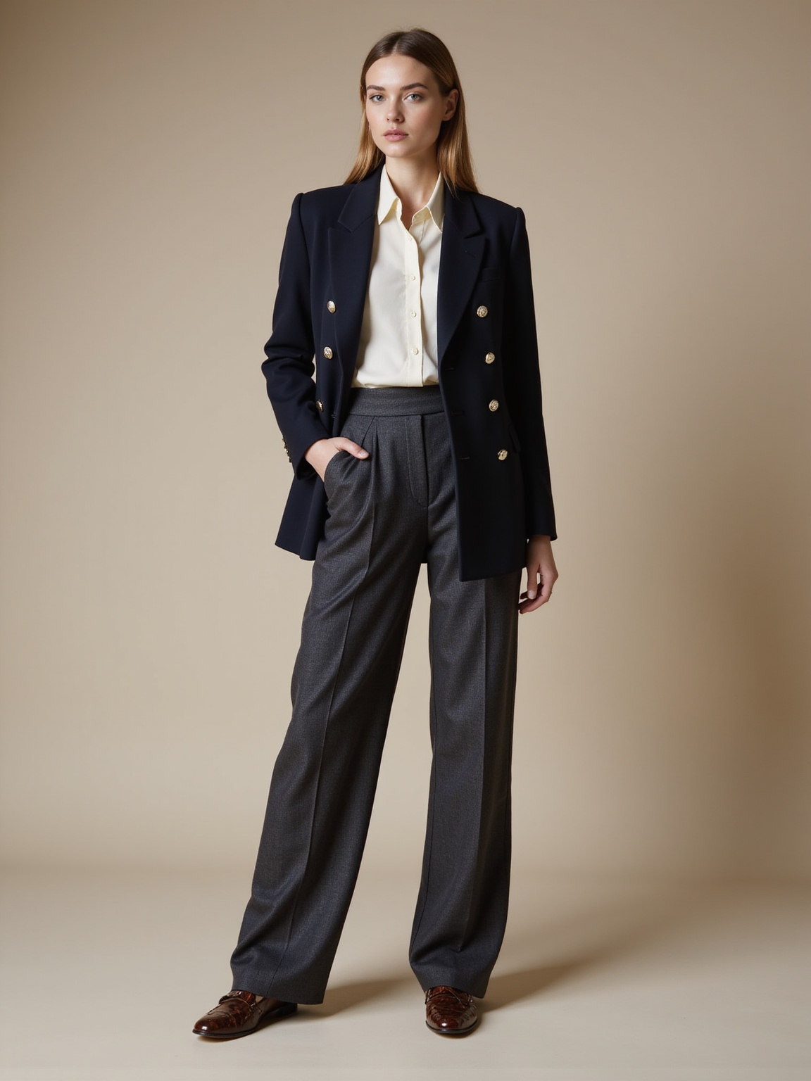 quietly curated professional wardrobe