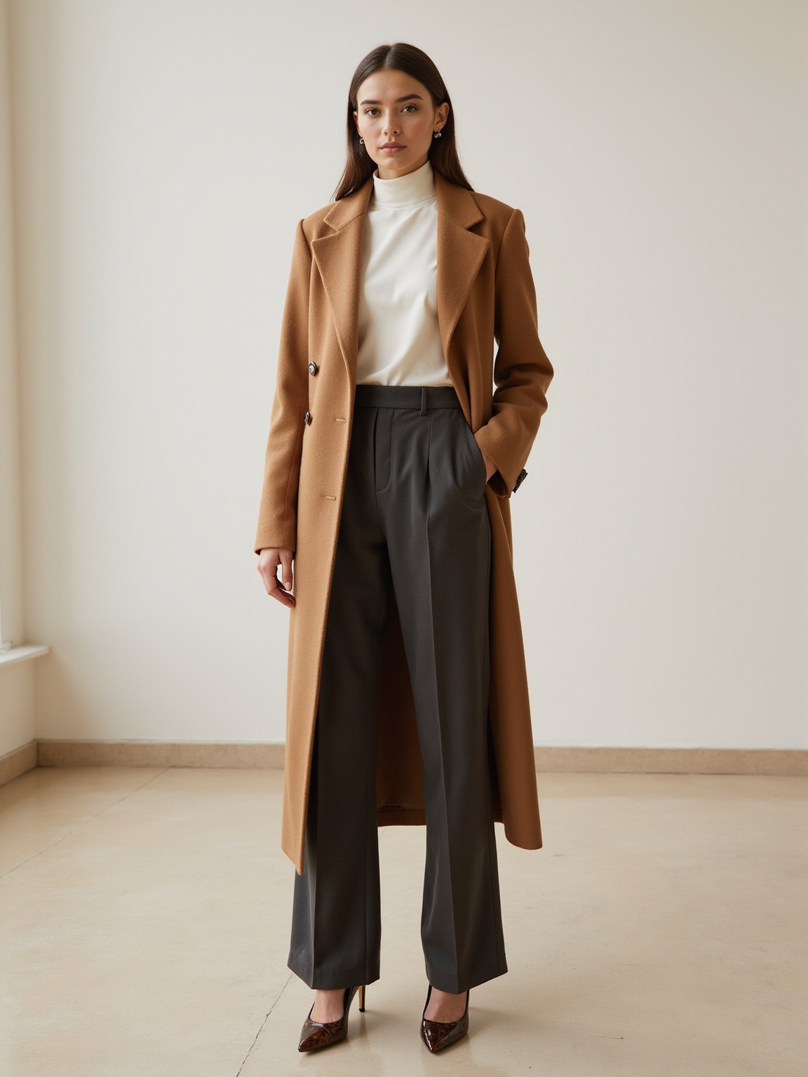 quietly polished restrained layering