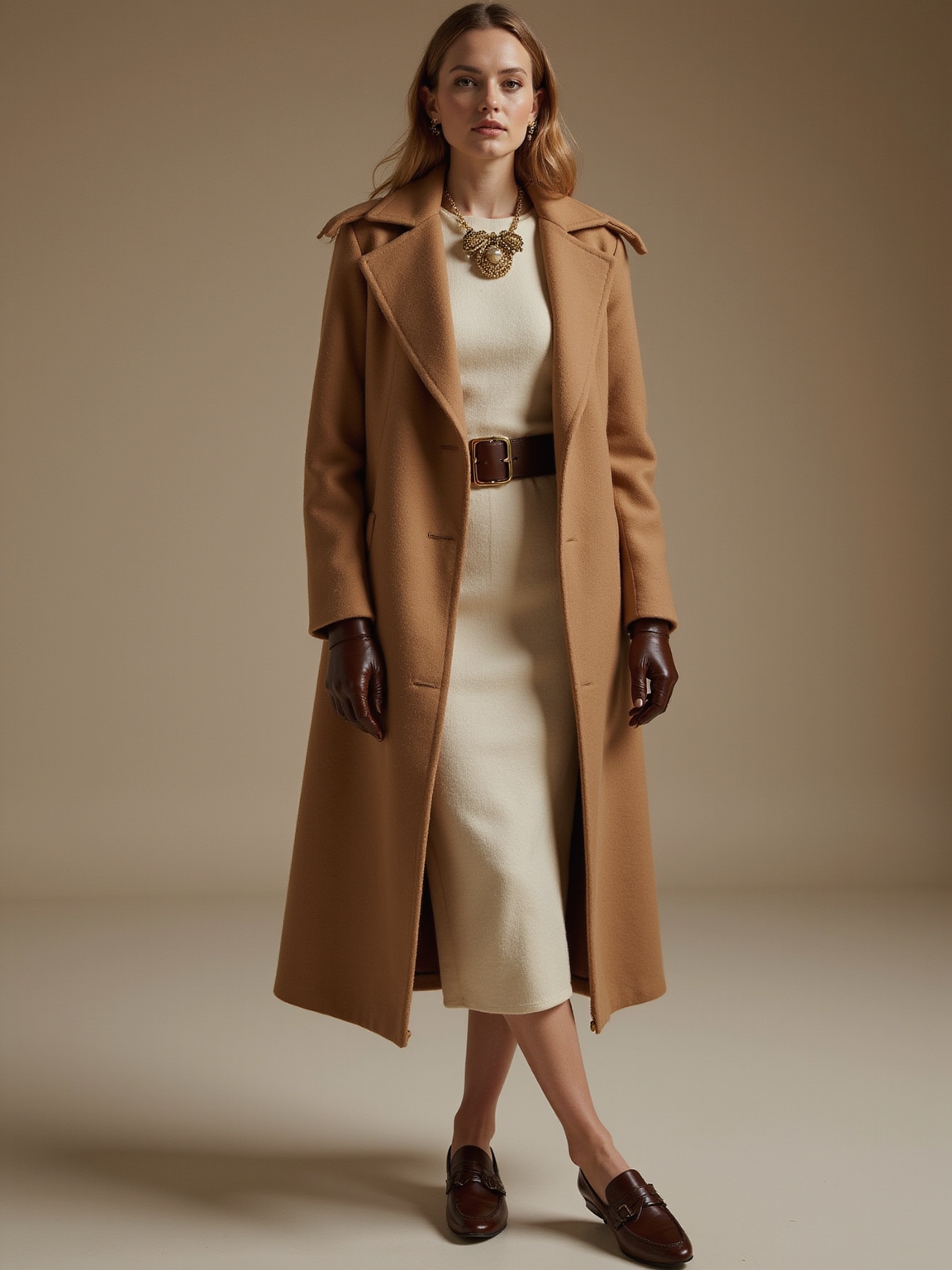 quietly tailored neutral outerwear