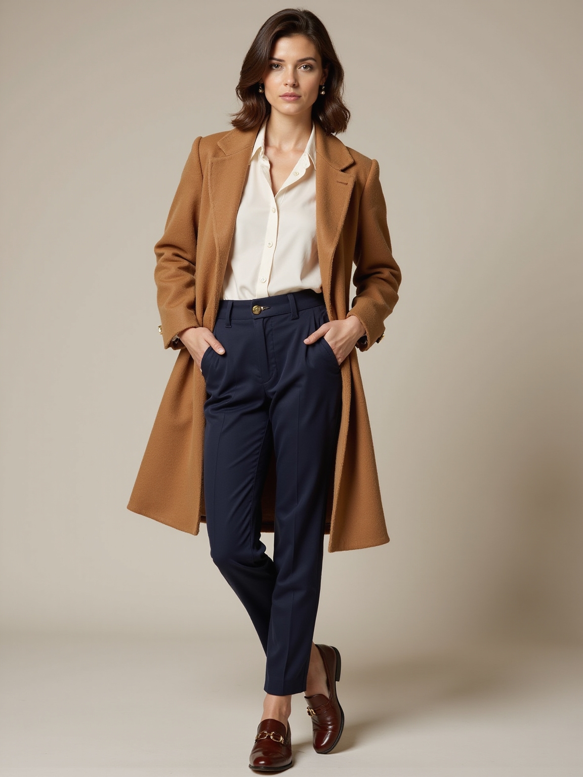 quietly tailored timeless neutral elegance