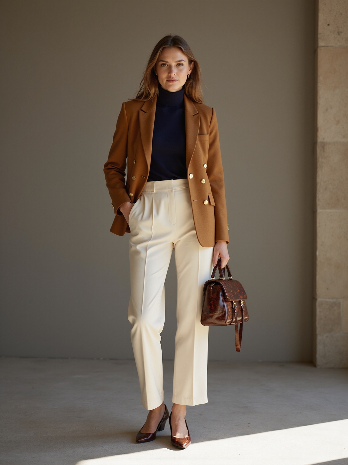 quietly tailored timeless office power