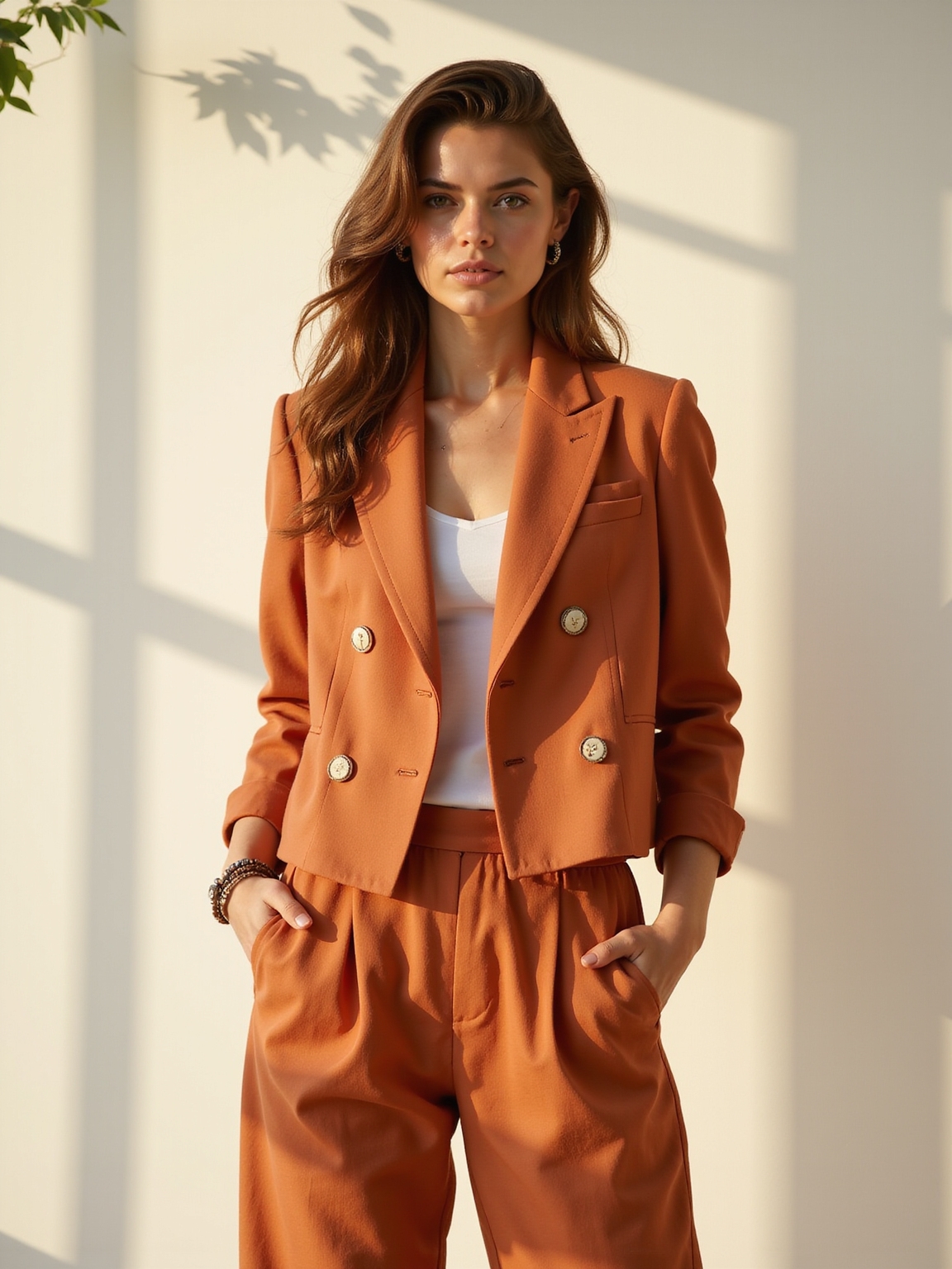 relaxed refined neutral linen sets