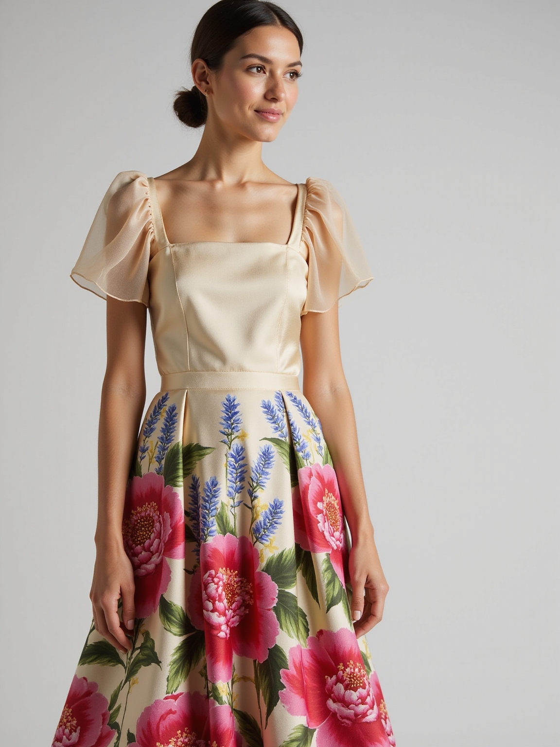 scale color strategic floral placement