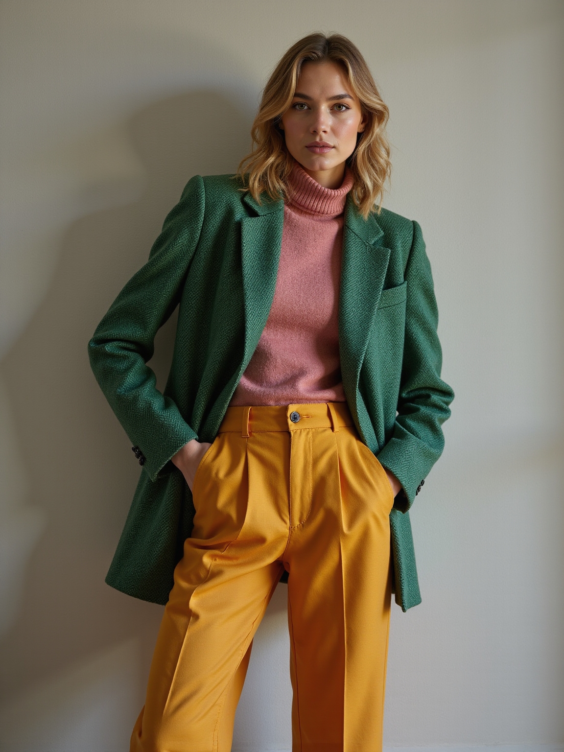 sharply tailored classic layering ensemble