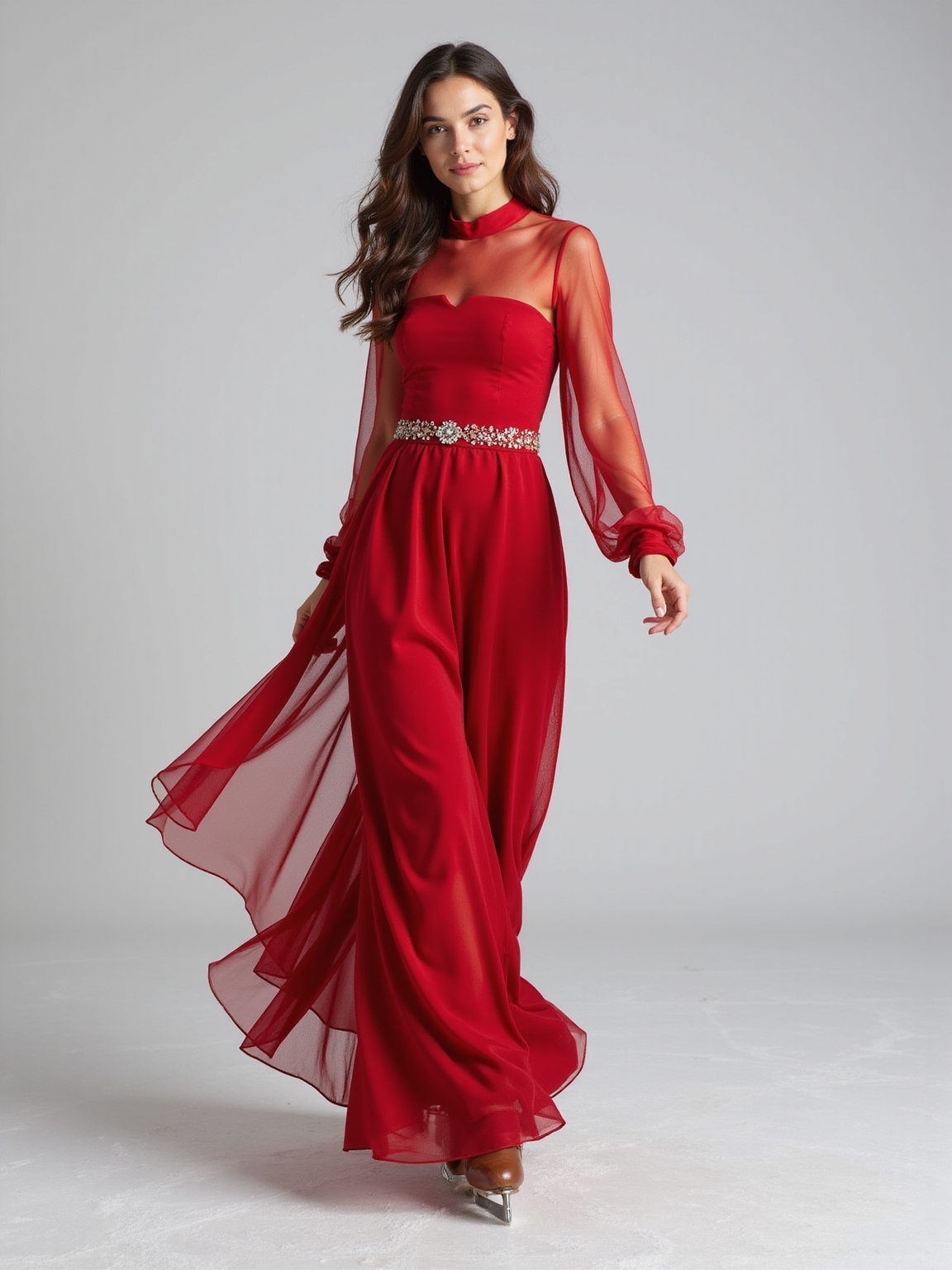shimmering lightweight layered movement