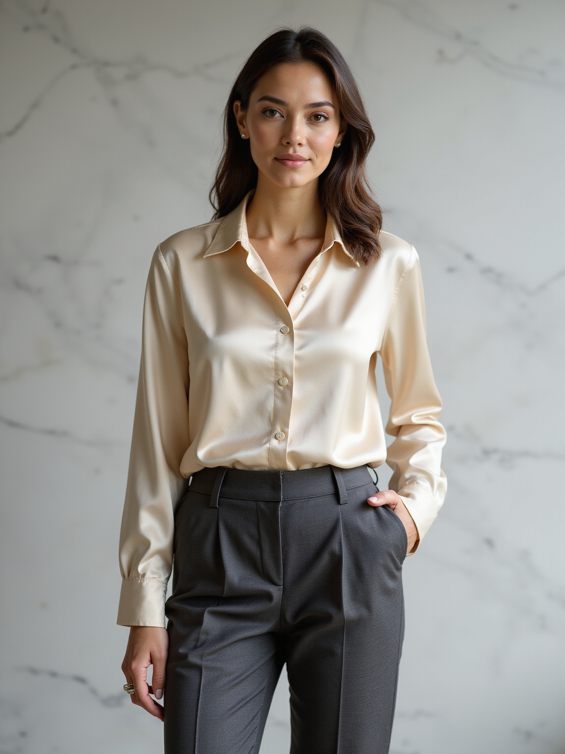 silk cotton crepe elegance