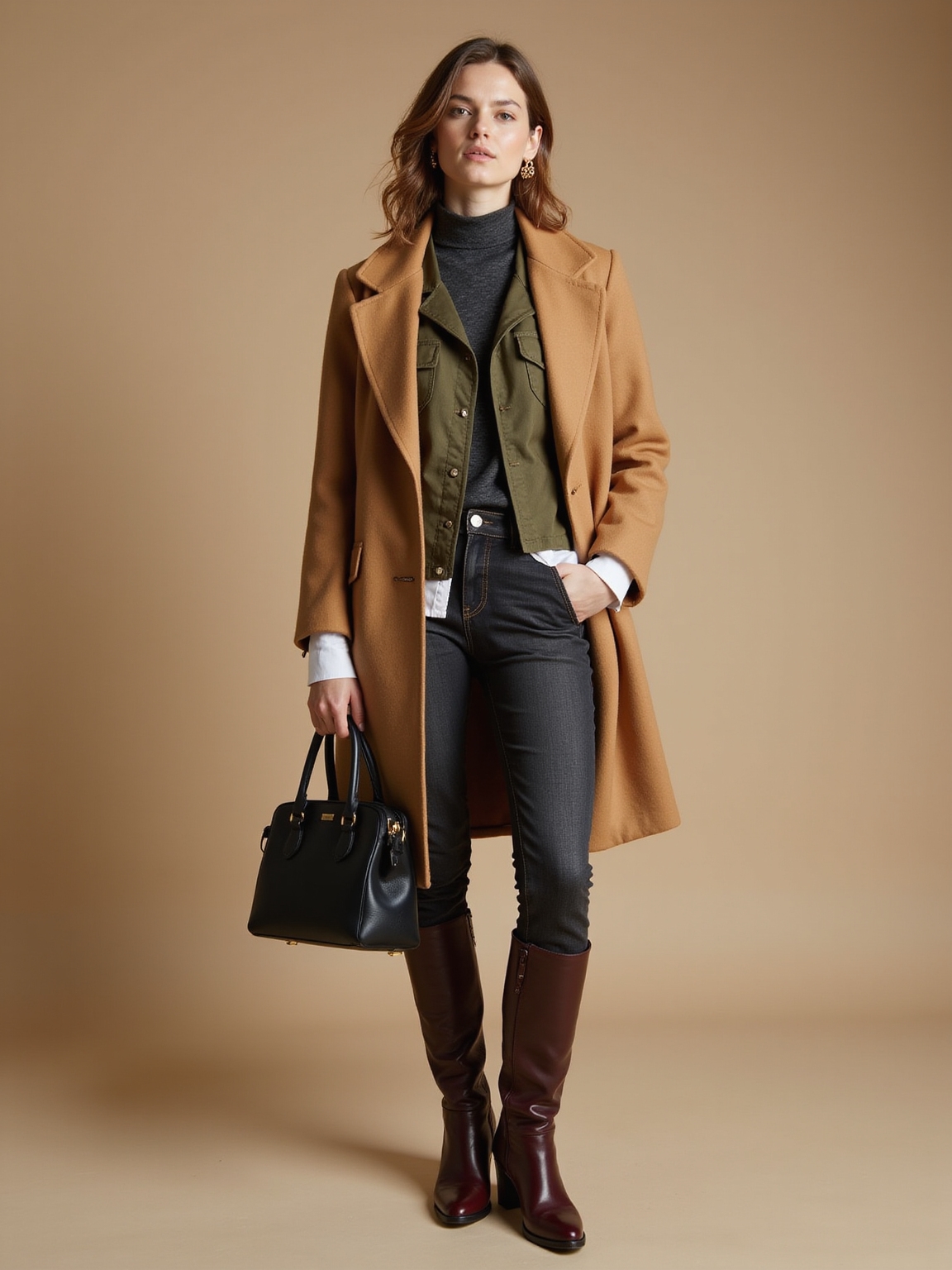 simple polished layered outfit formulas