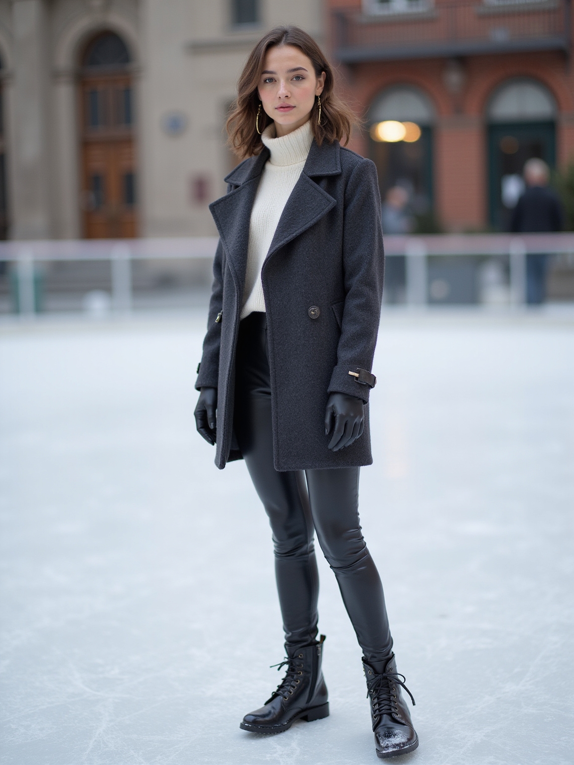 sleek high waisted skating bottoms
