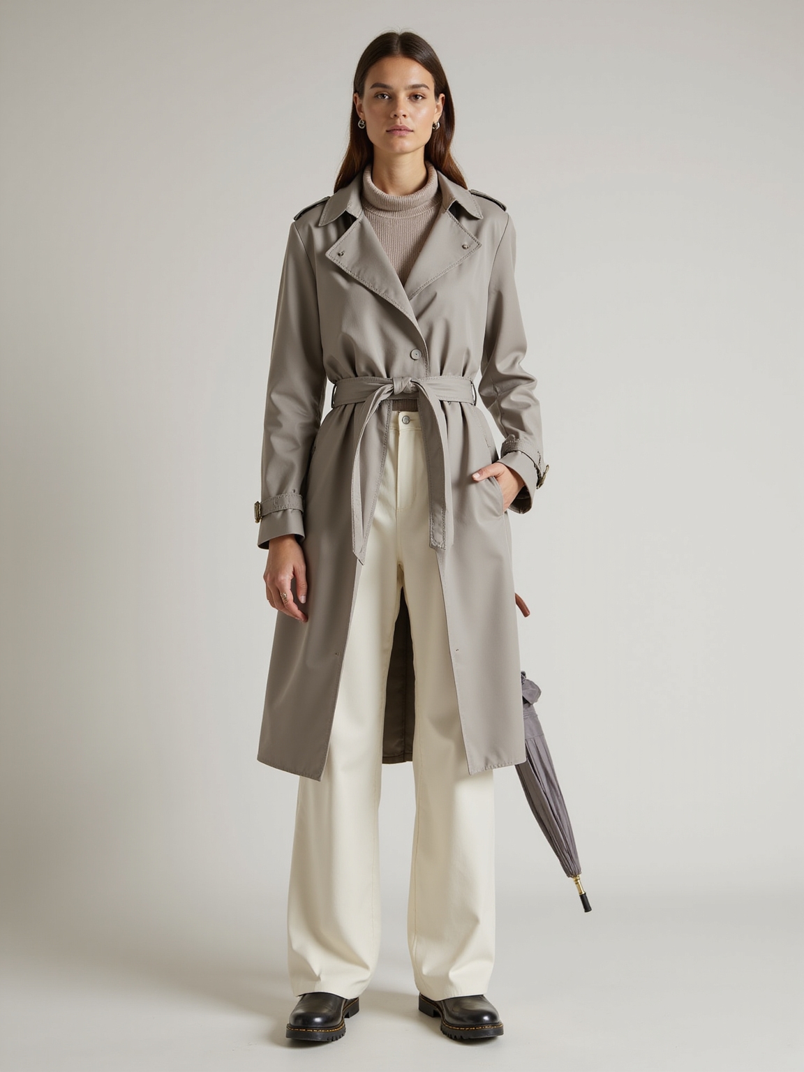 sleek tailored waterproof outerwear