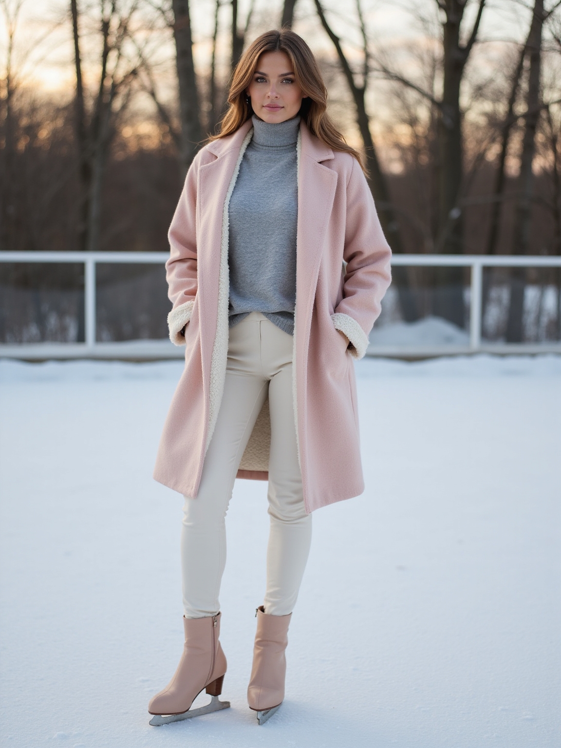 sleek warm fleece layering