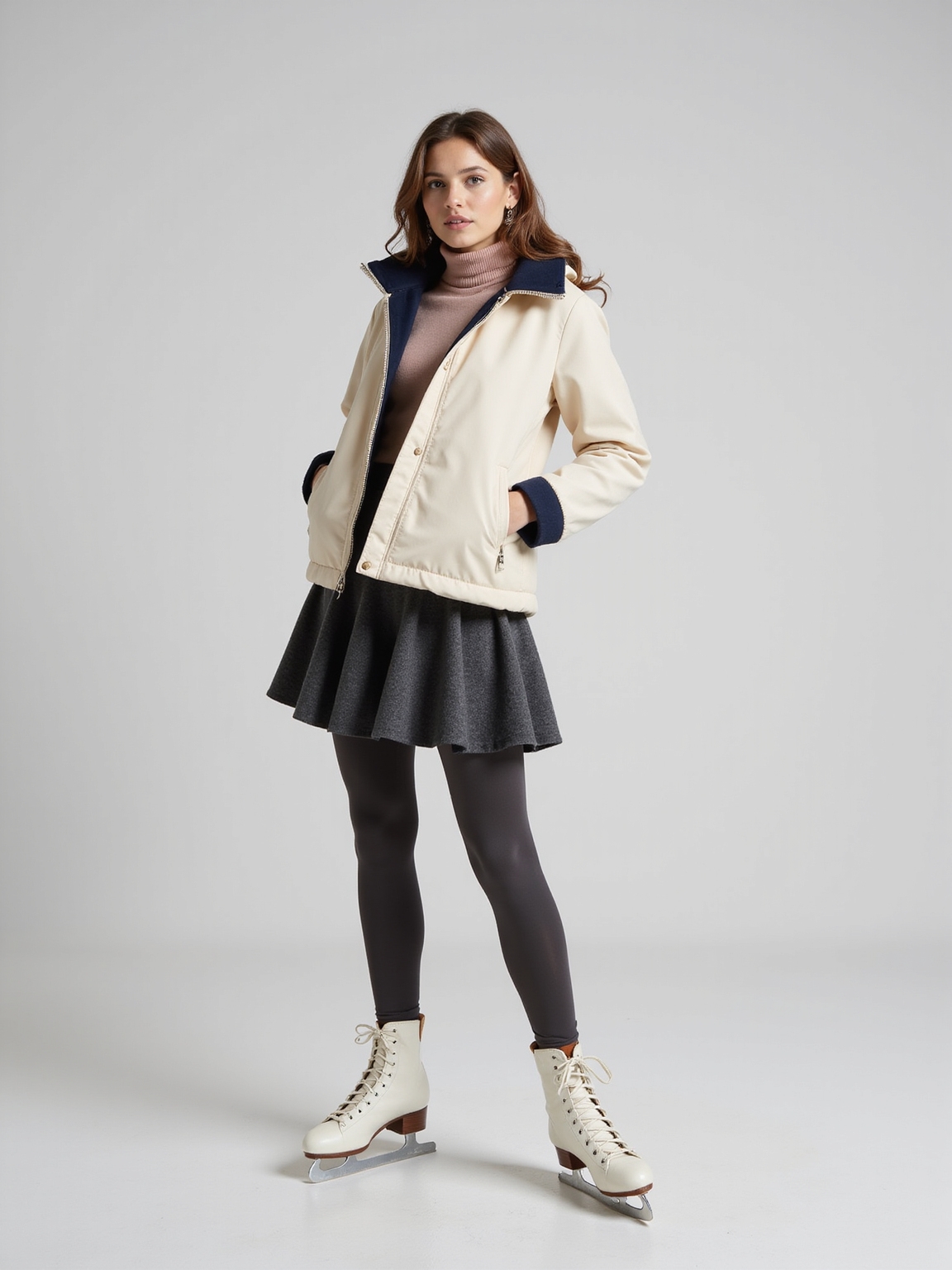 sleek windproof insulated outerwear