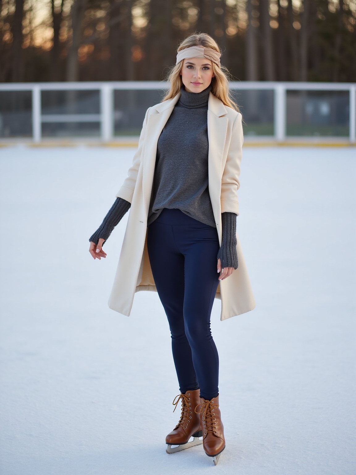 slim functional layered skating warmth