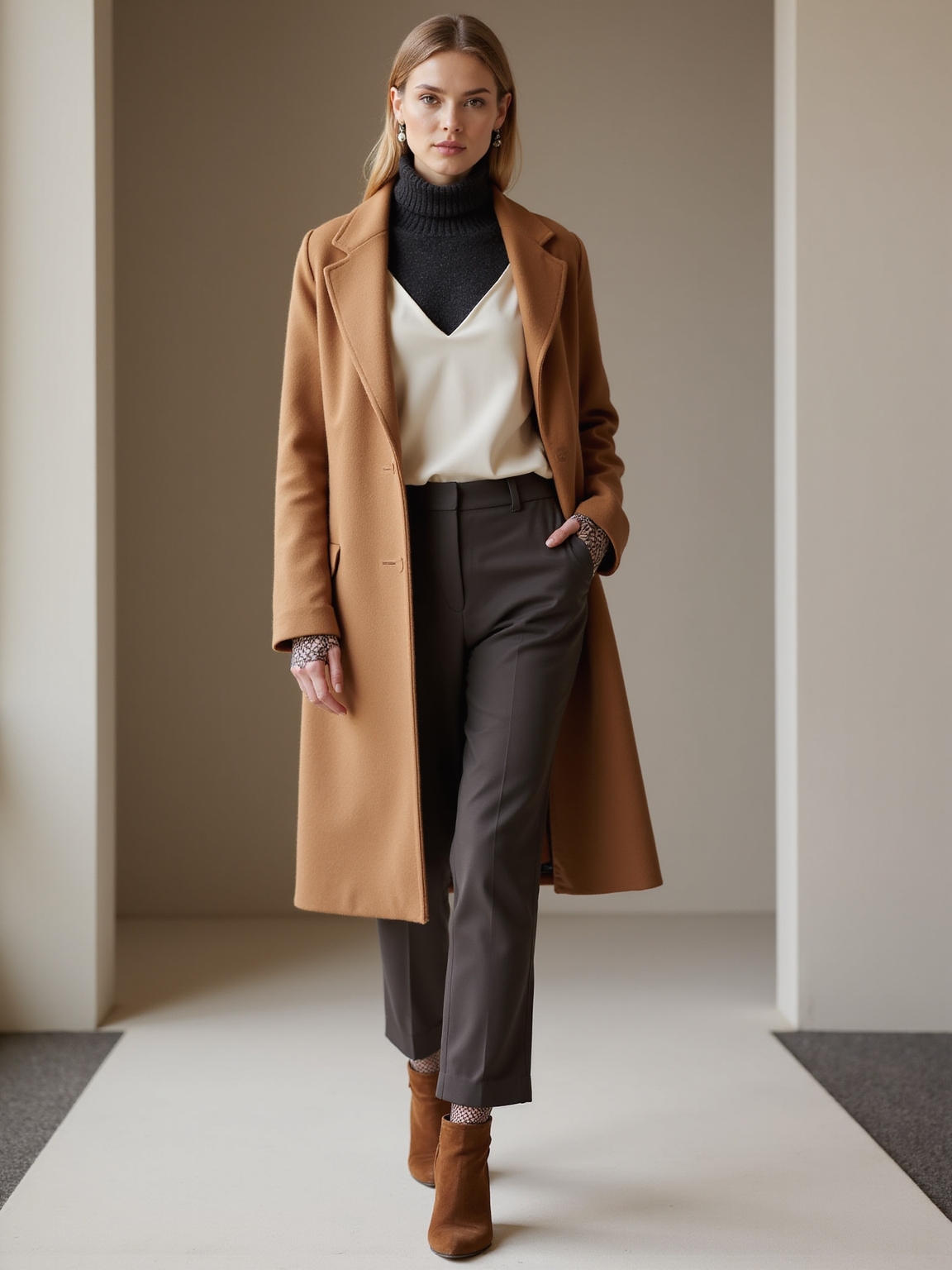 slim layered date night warmth
