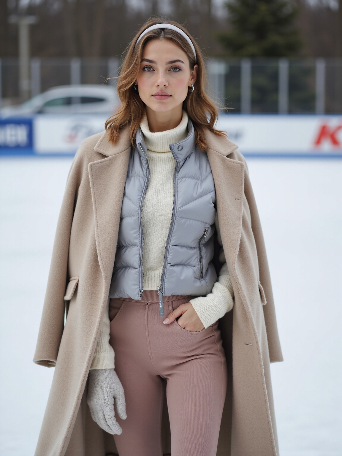 slim layered nostalgic warmth