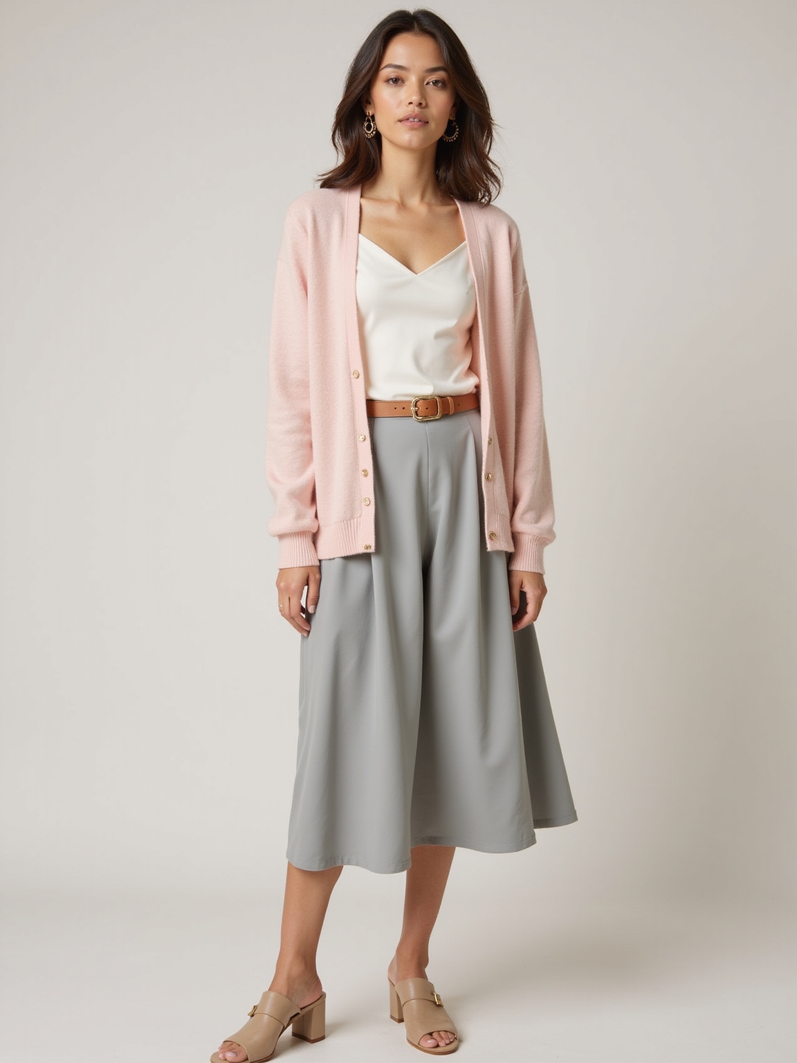 soft feminine relaxed polished silhouettes