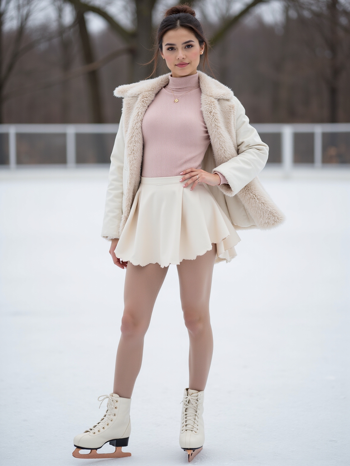 soft feminine skating outfits