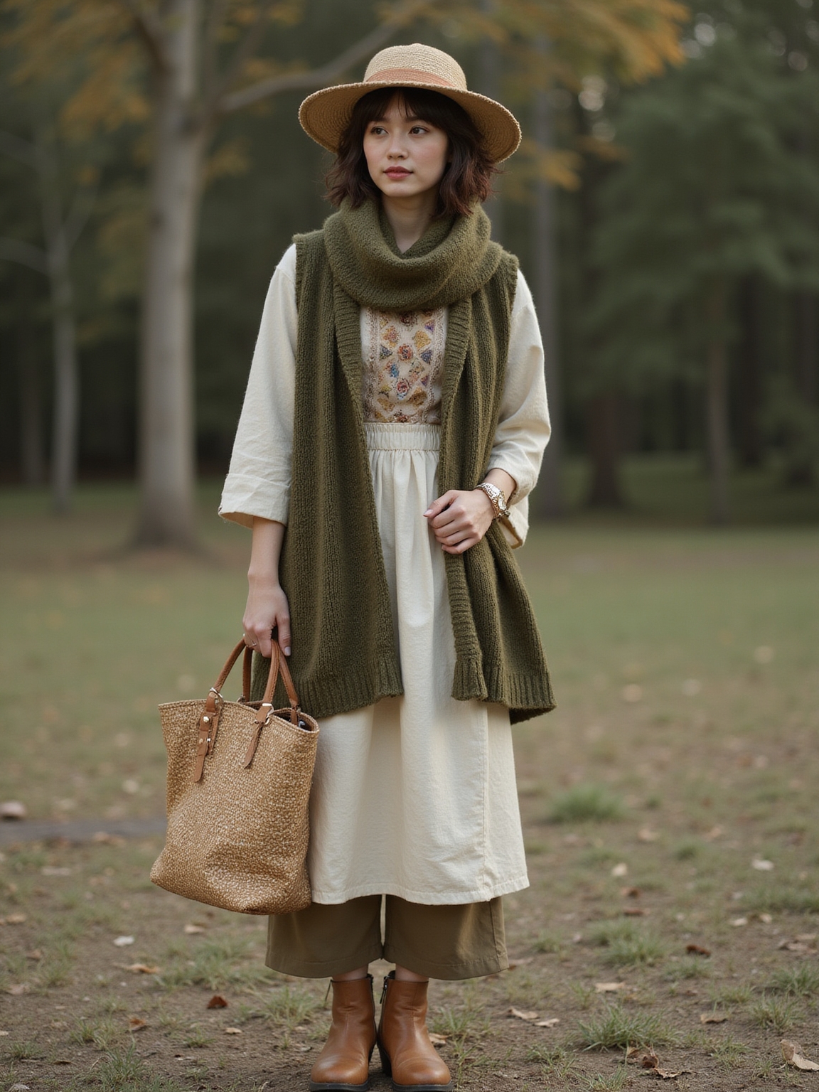 soft layered forest core styling