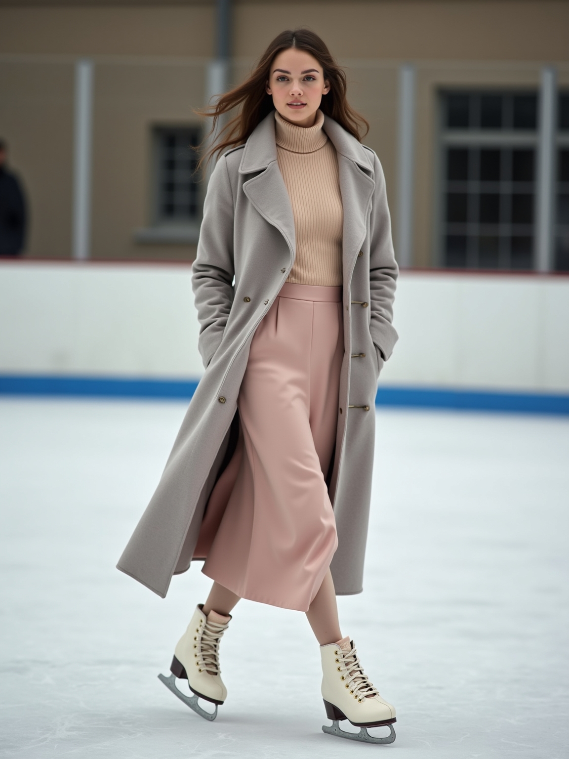 soft pastel neutral rink