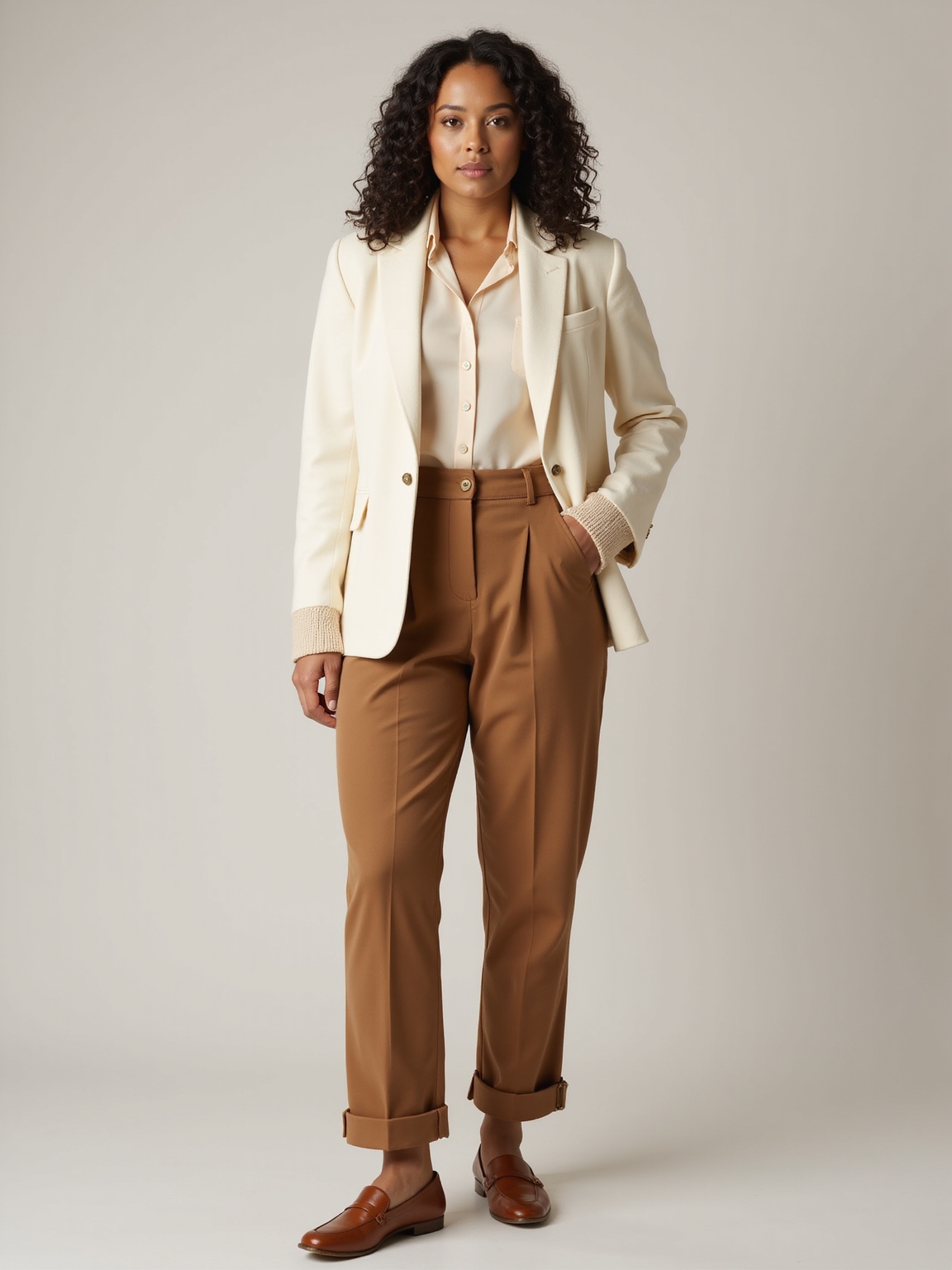 soft shouldered gently tailored blazers