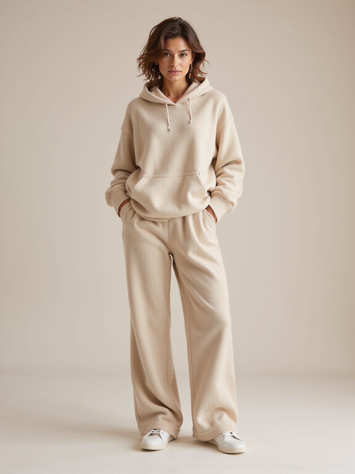 soft structured cozy neutral layers