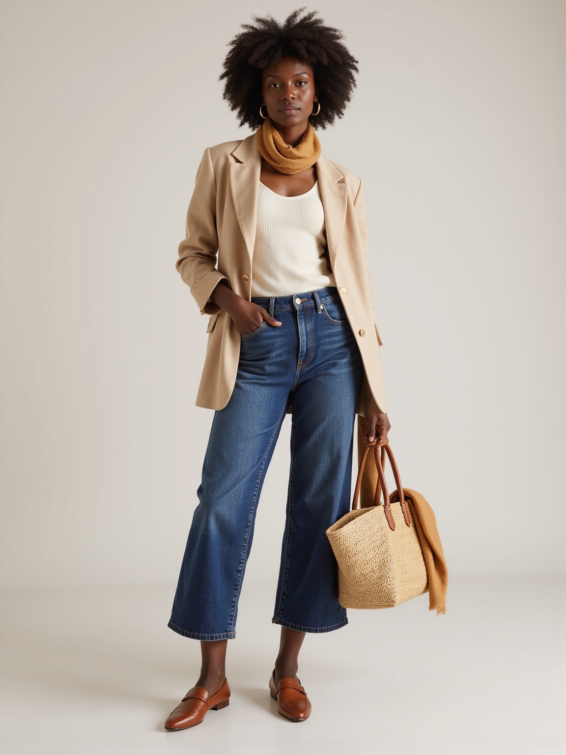 soft tee tapered trousers accessories