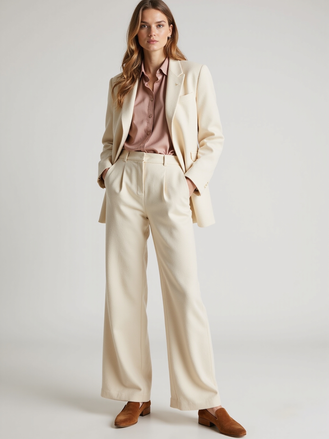 softly structured cashmere layering