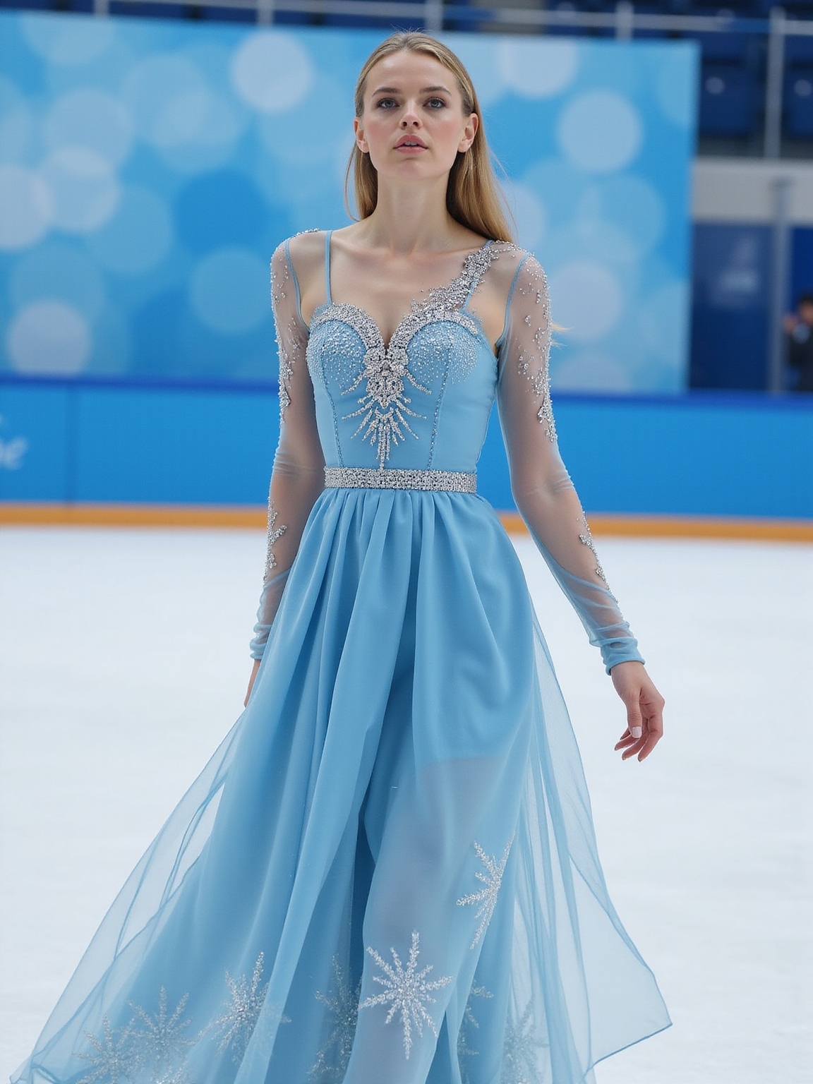 sparkling blue accents amplify movement