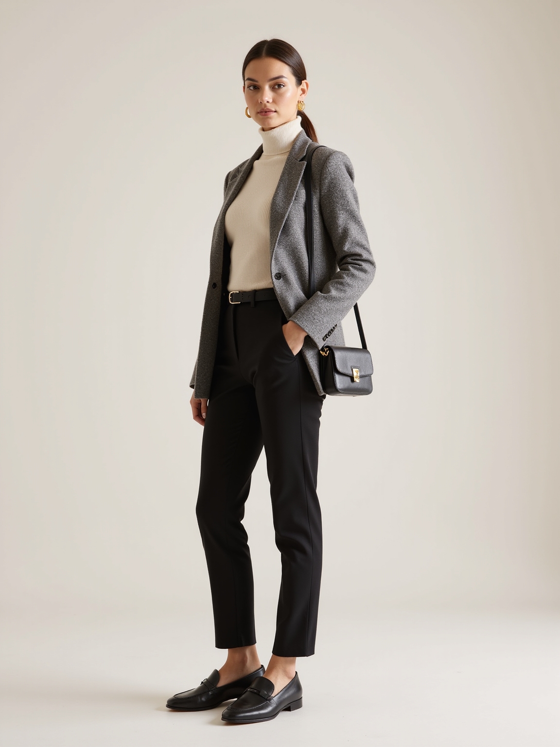 streamlined layered casual elegance