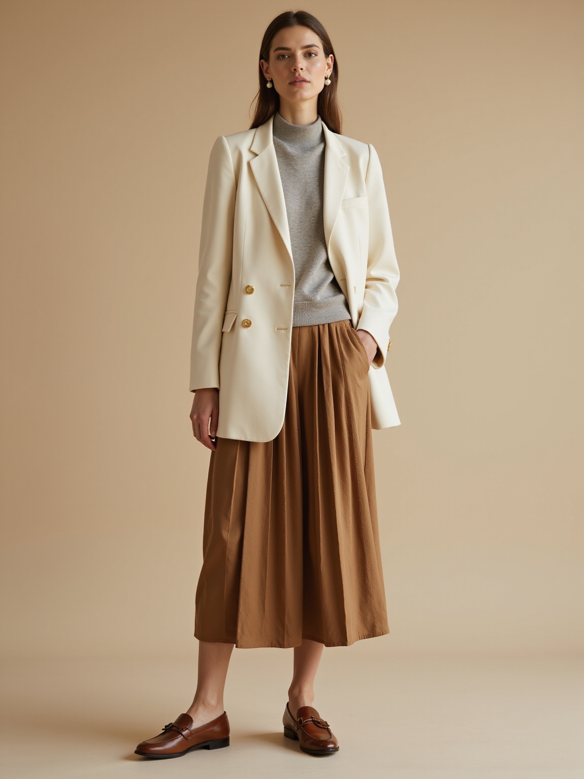 structured blazers midi skirts knits