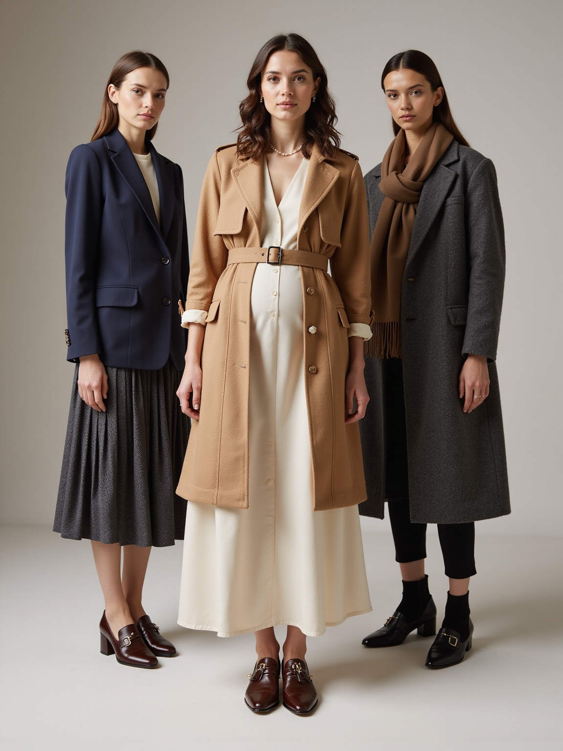 structured outerwear for pregnancy