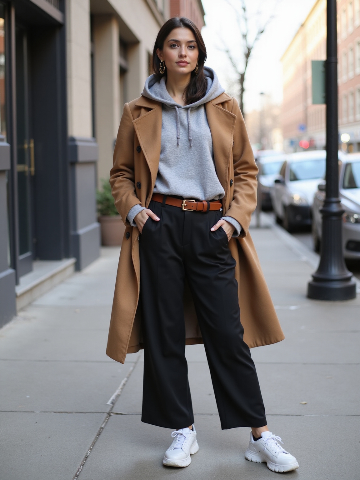 structured trench relaxed proportions