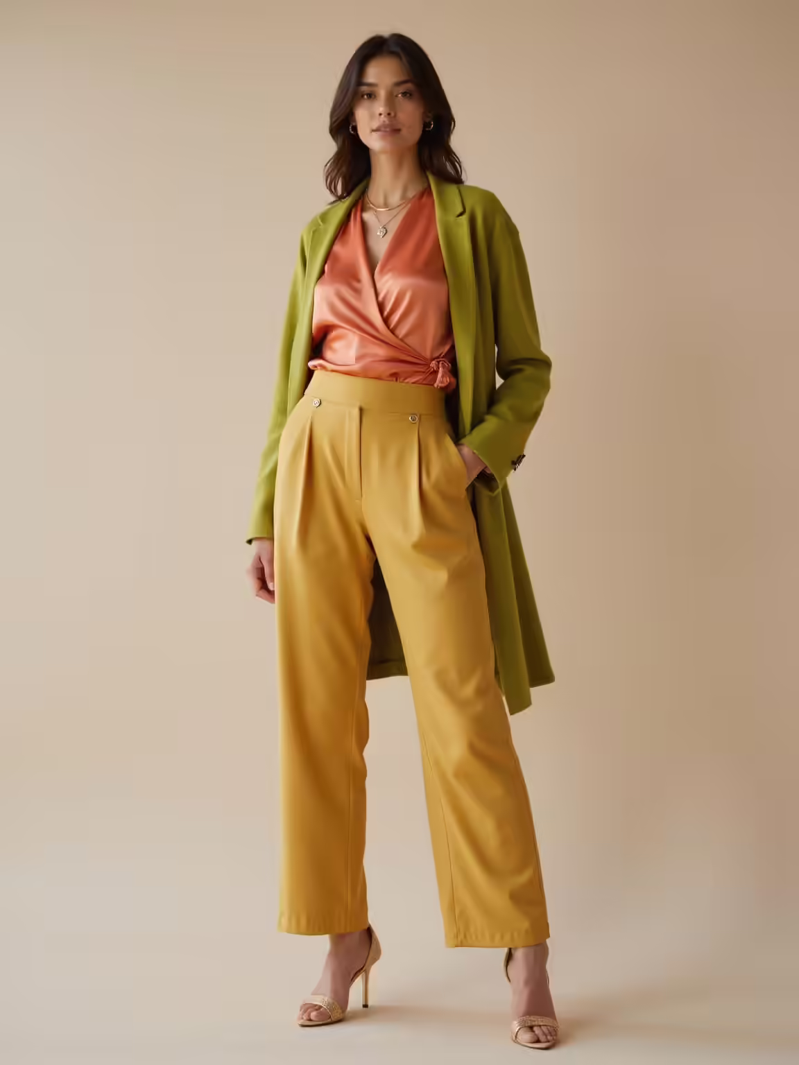 sunlit warm spring palette